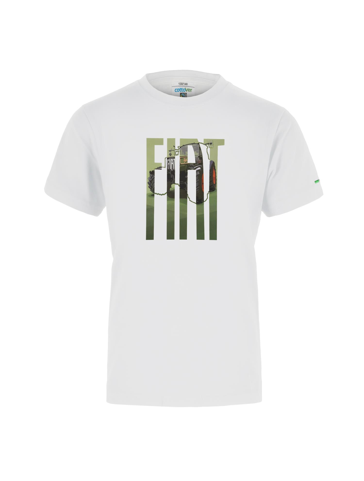 Il Trattore Kinder T-Shirt weiß