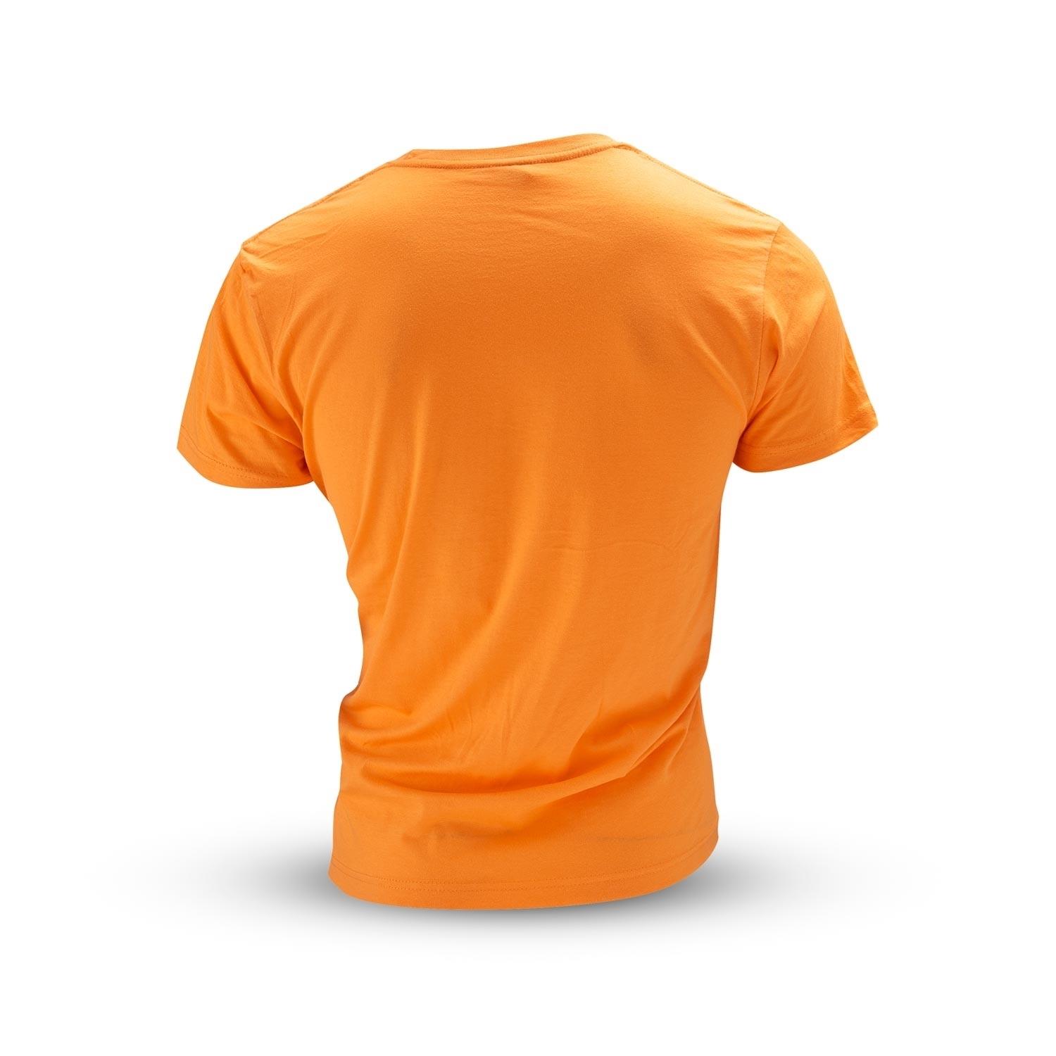T-Shirt "Wording", orange, (Herren)