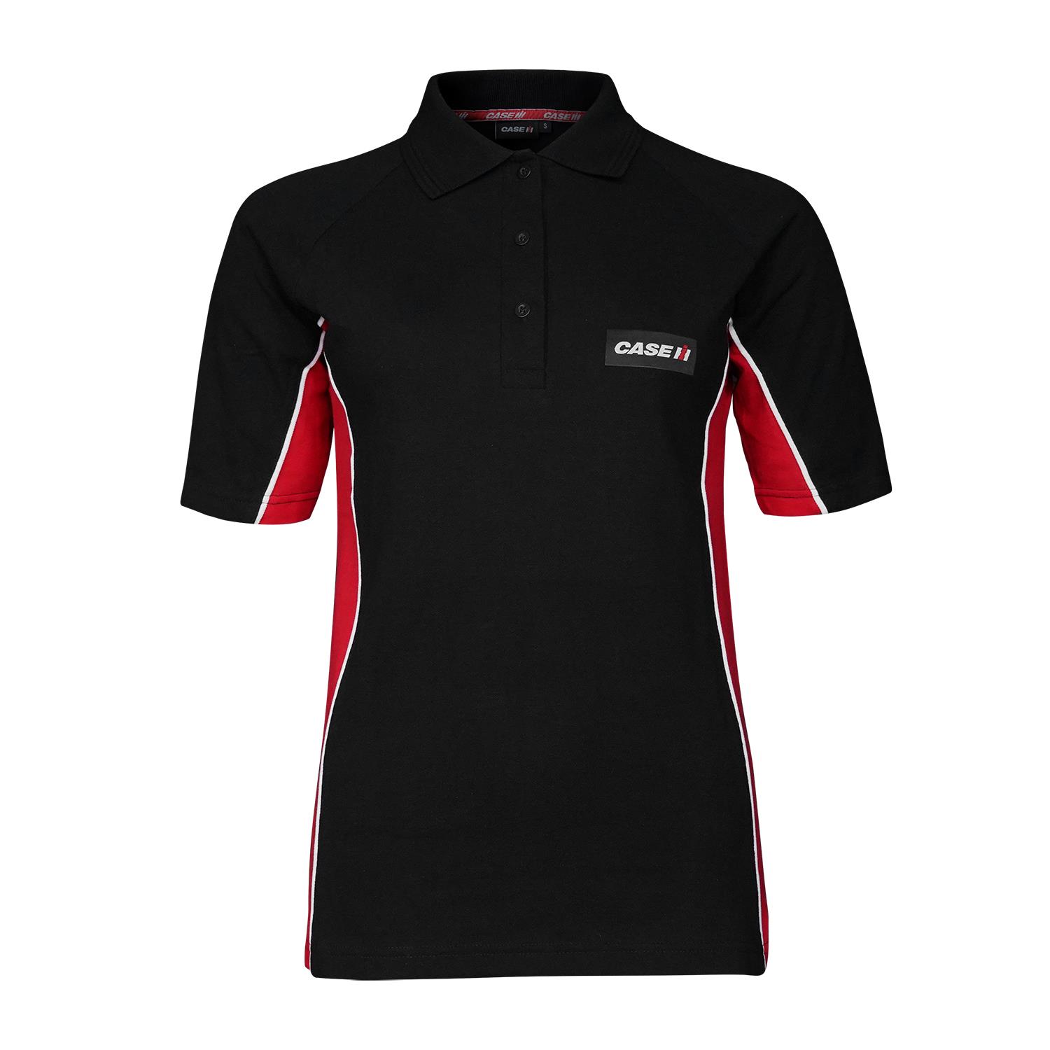 Polo-Shirt "Kontrast", schwarz, (Damen)