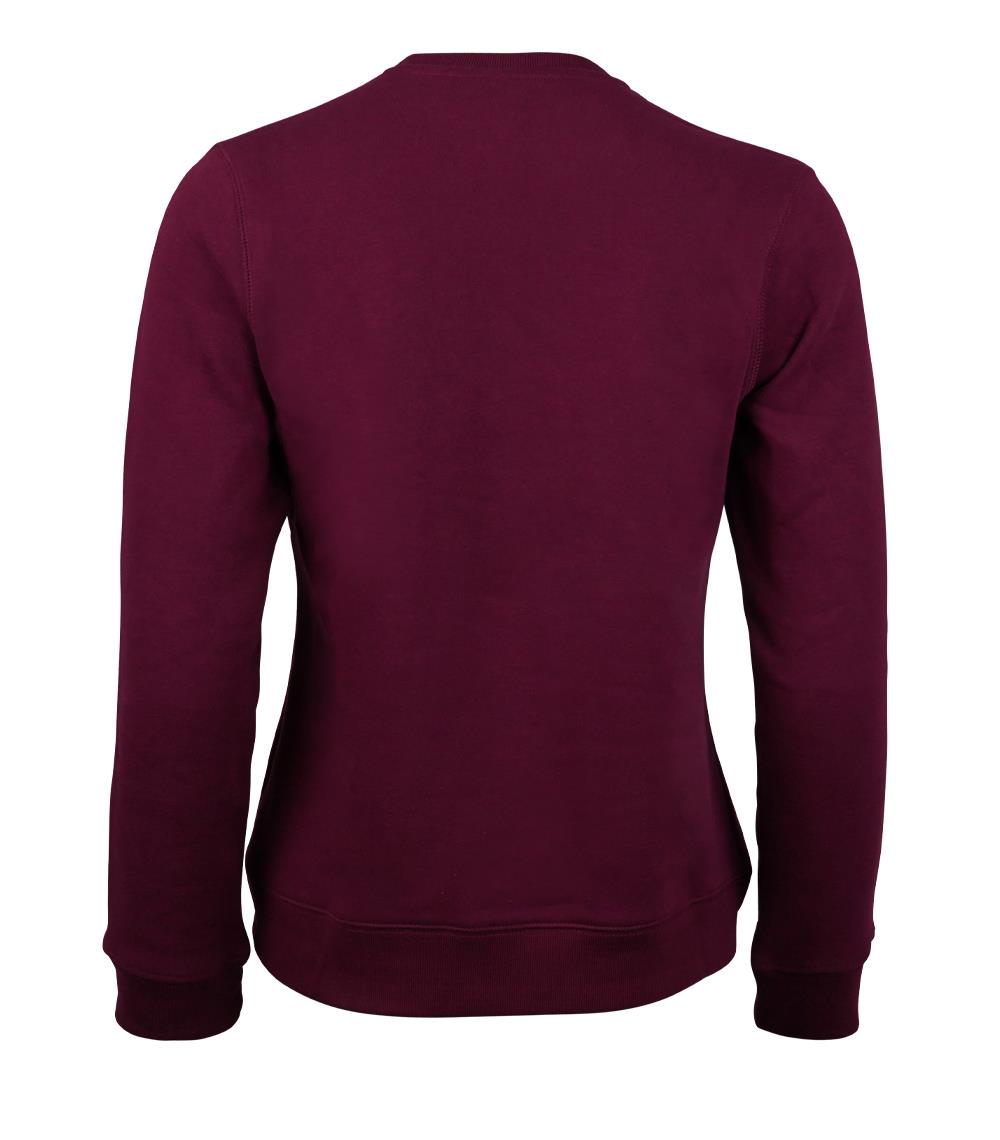 Sweatshirt "Tracks", burgundy, (Damen)