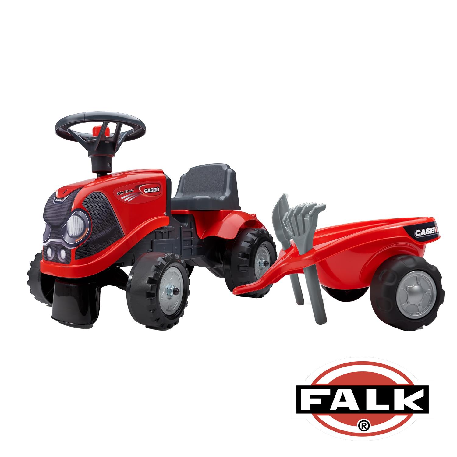 Mini-Aufsitztraktor mit Anhänger