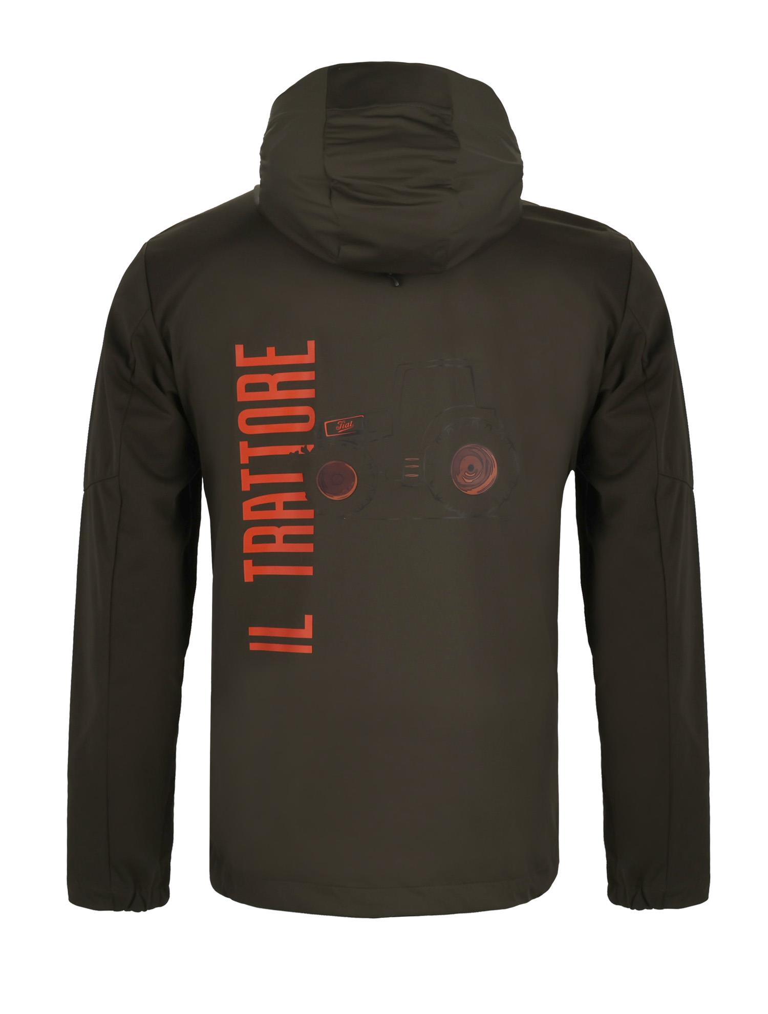 Il Trattore Softshelljacke, dunkelgrün
