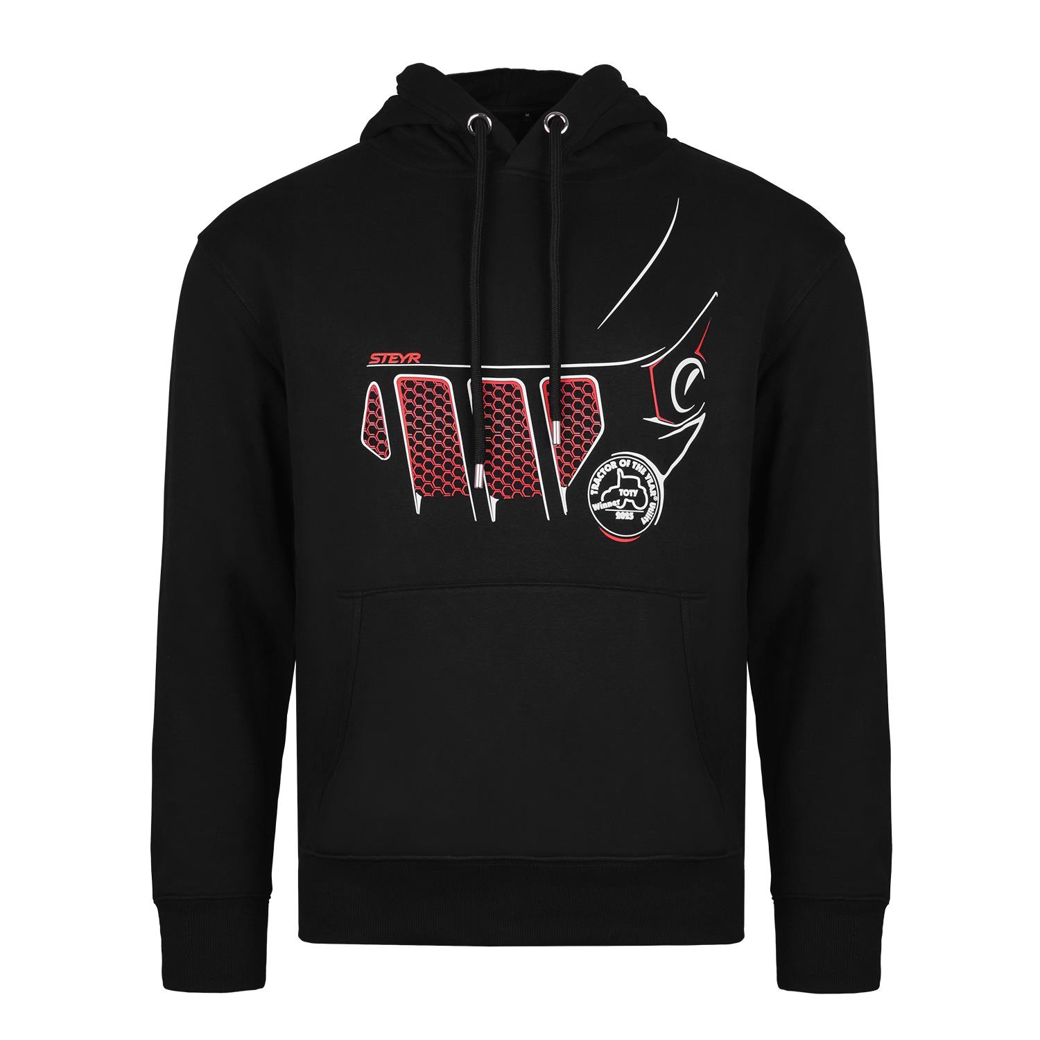 Hoodie, schwarz, (Herren)