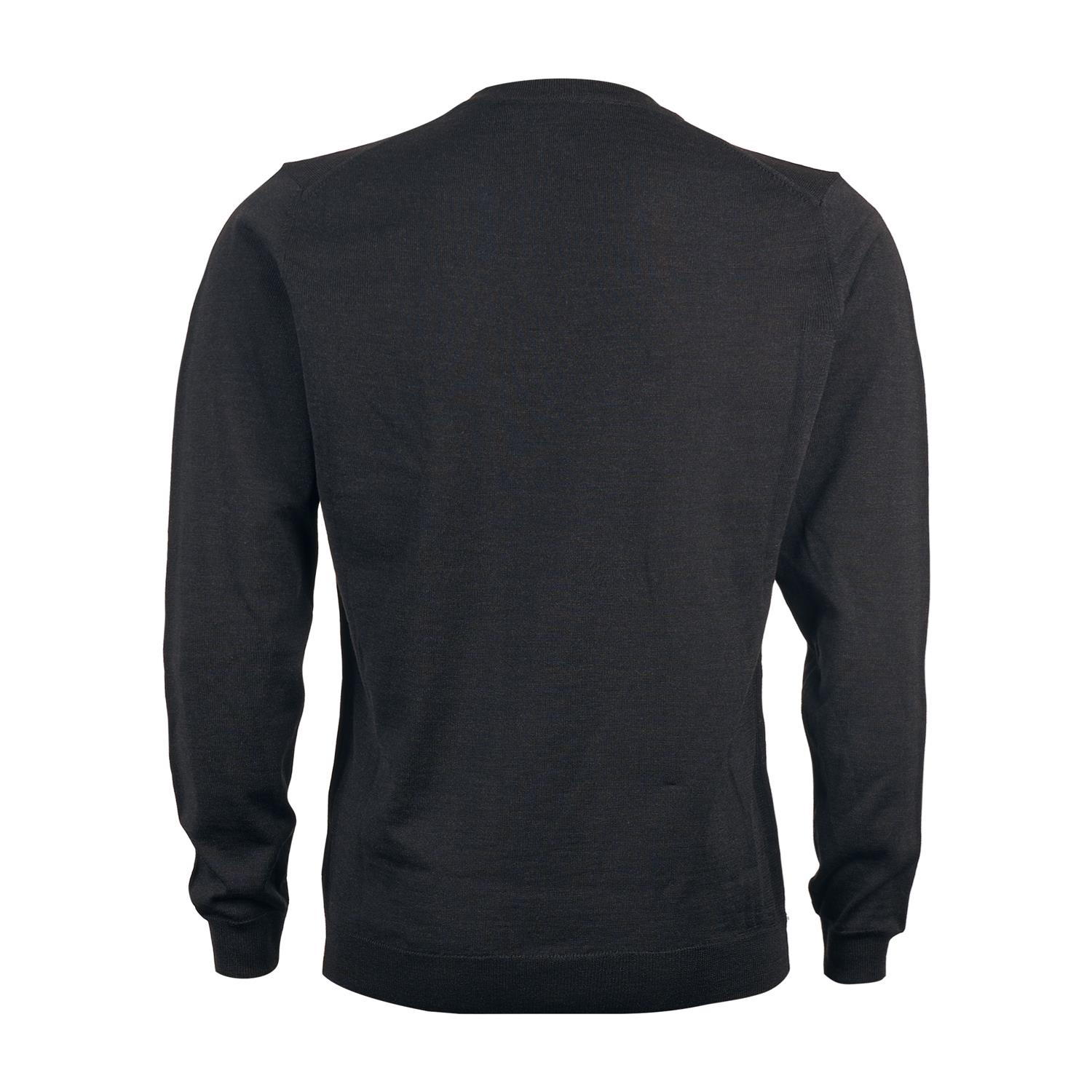 Strickpullover, schwarz, (Herren)