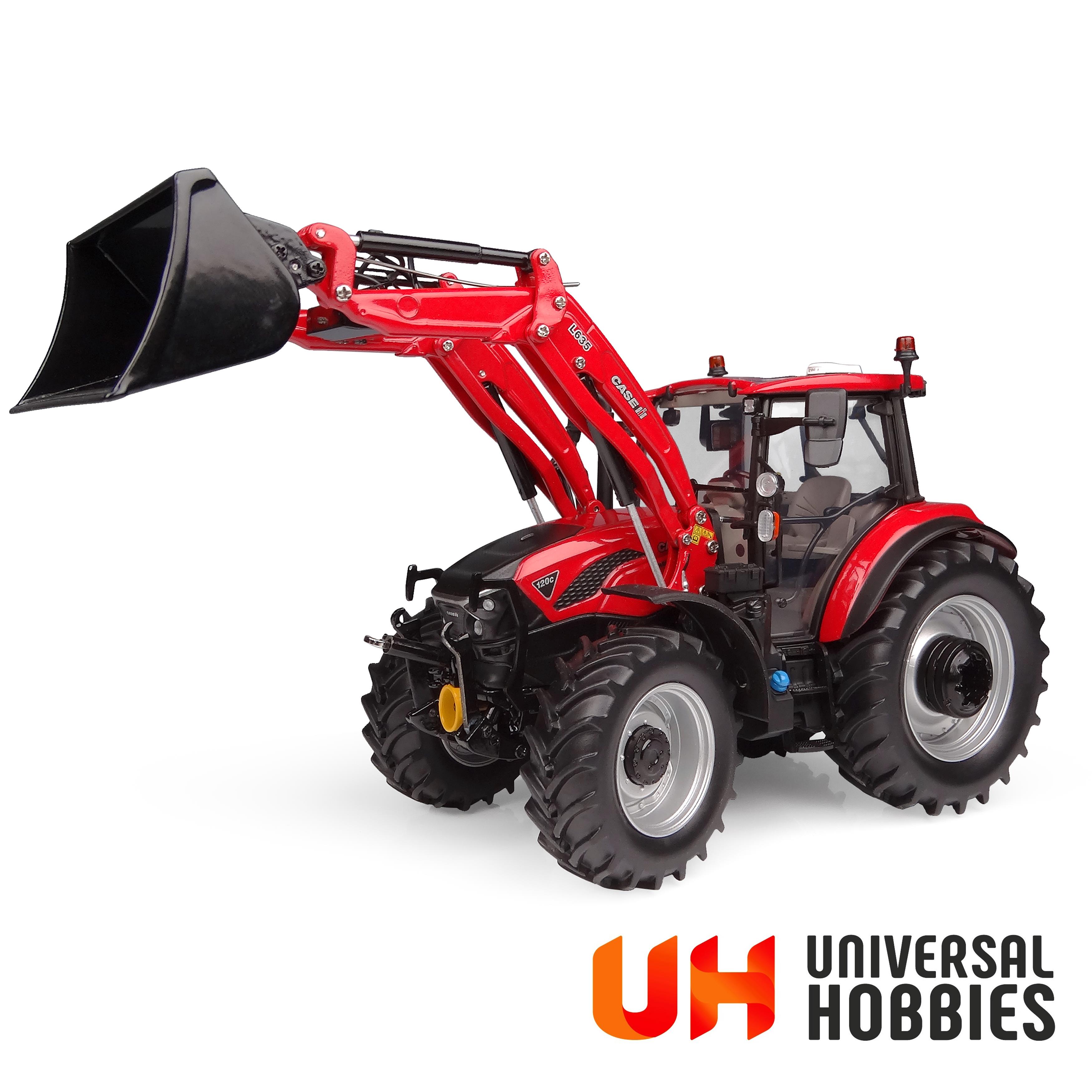 Modell Farmall 120C mit Frontlader