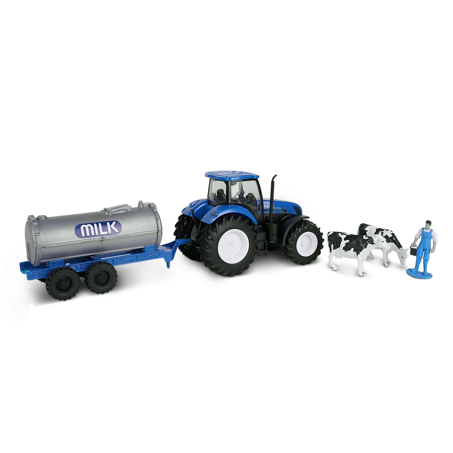 Modell 1:32 Traktor T7 270 mit Milchtransporttank