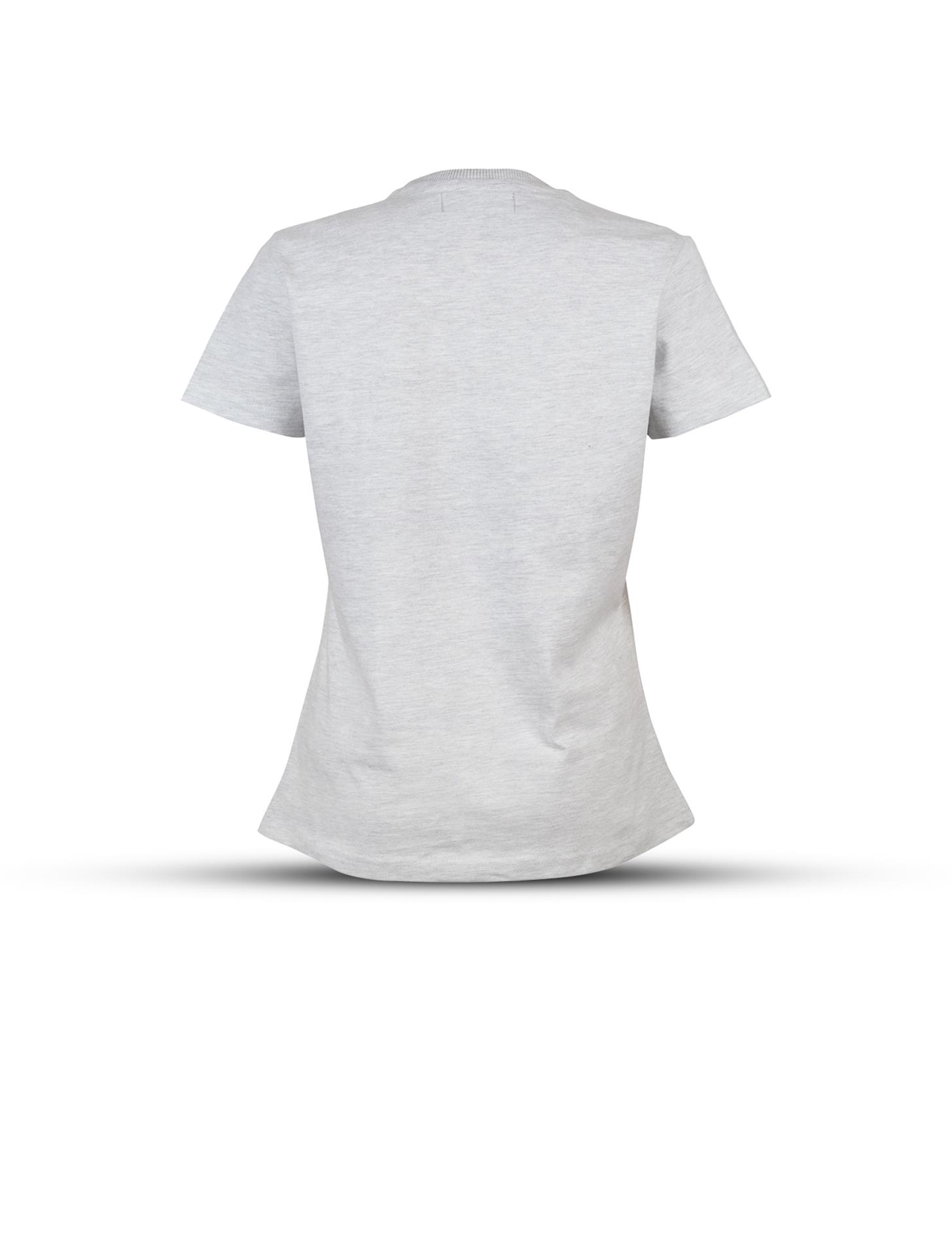 T-Shirt „Mähdrescher“, hellgrau (Damen)