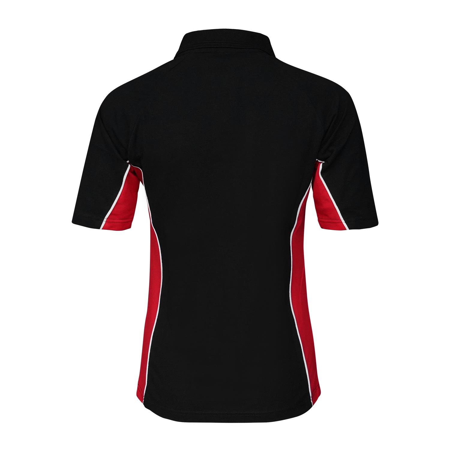 Polo-Shirt "Kontrast", schwarz, (Damen)