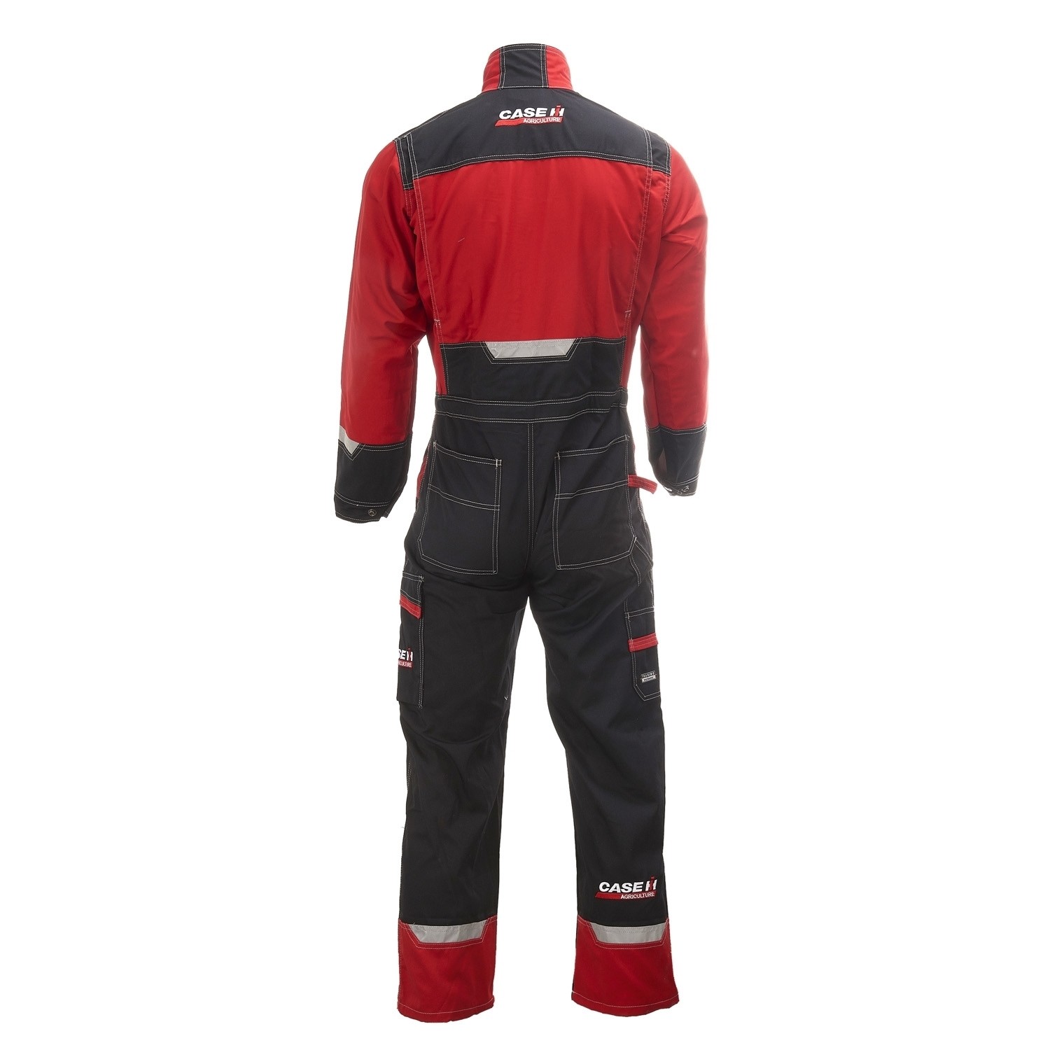Arbeitsoverall, schwarz/rot, (Herren)