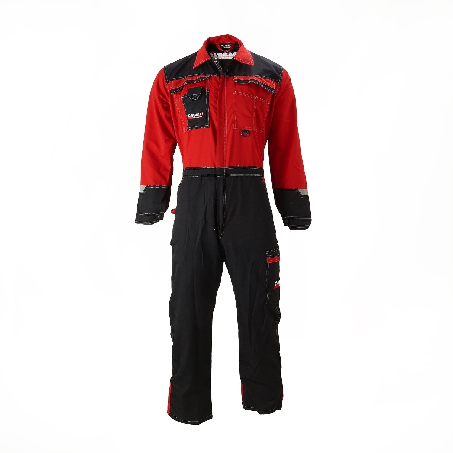 Arbeitsoverall, schwarz/rot, (Herren)