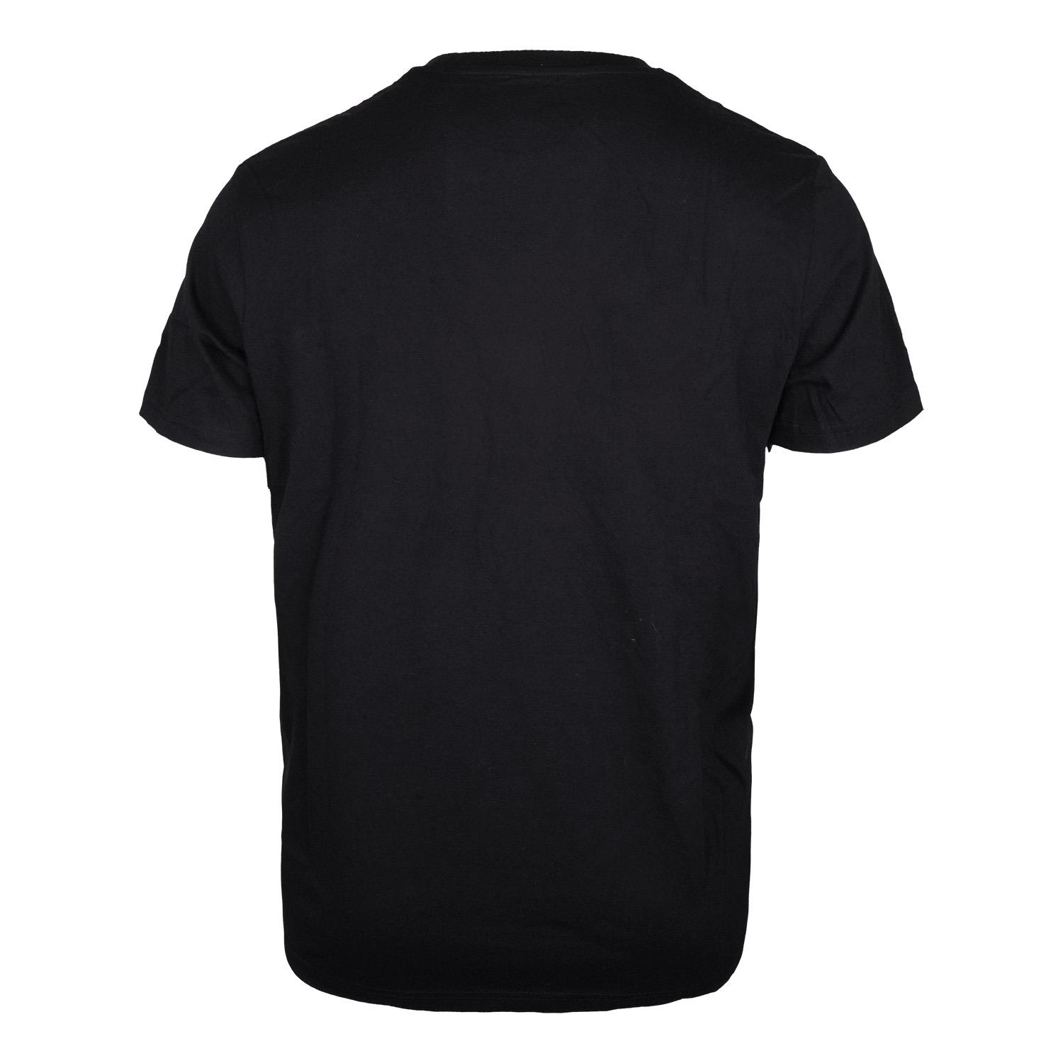 T-Shirt "Prägung", schwarz, (Unisex)