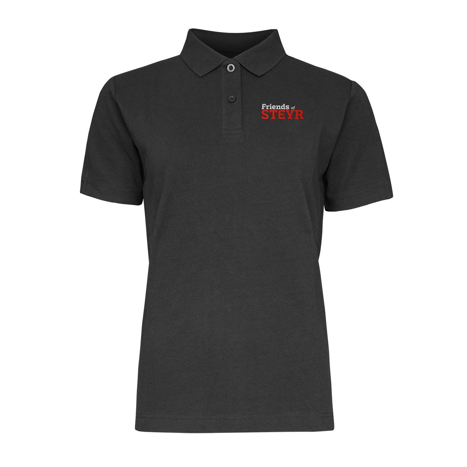 Polo-Shirt "Friends of Steyr", Damen, grau
