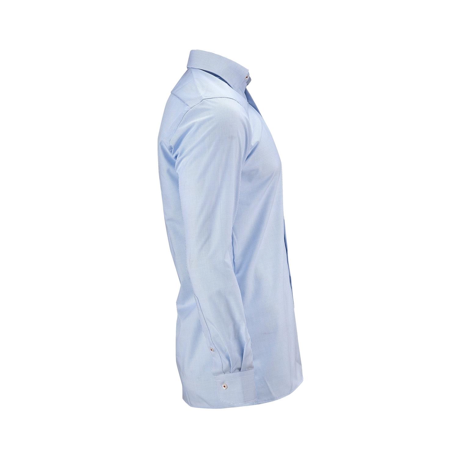 Kariertes Hemd, weiß/blau, (Herren)