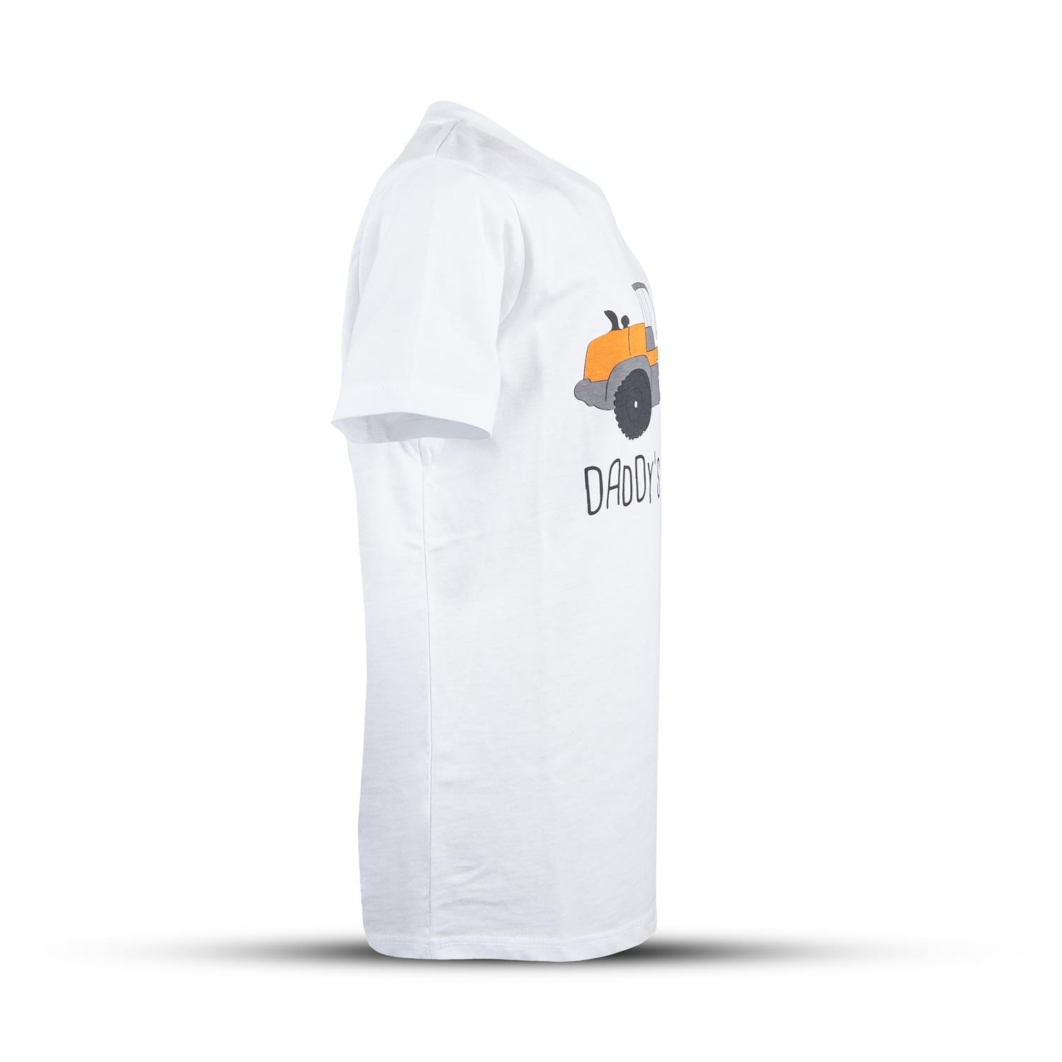 T-Shirt "Daddy`s Supercar", weiß, (Kinder)
