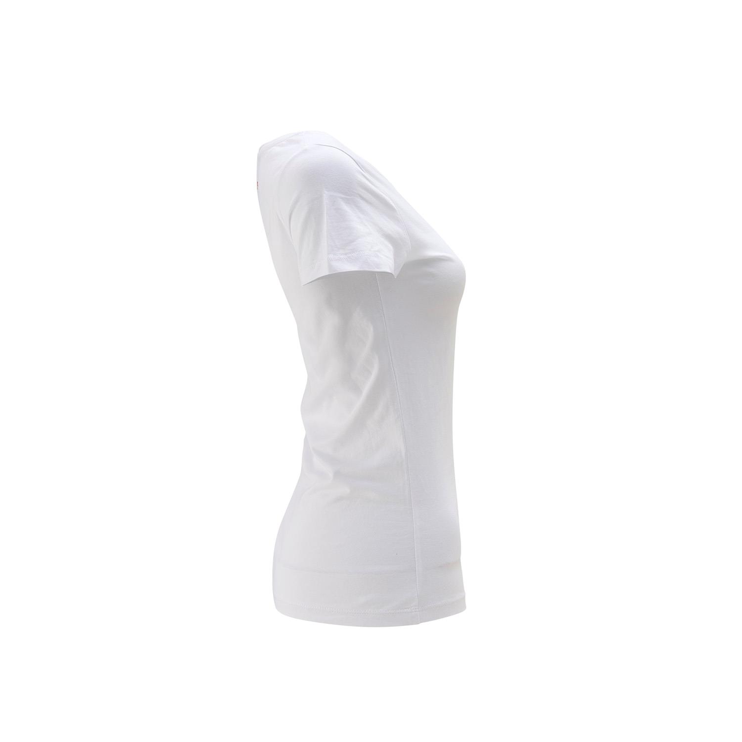 T-Shirt "Powerfrau", weiss, (Damen)