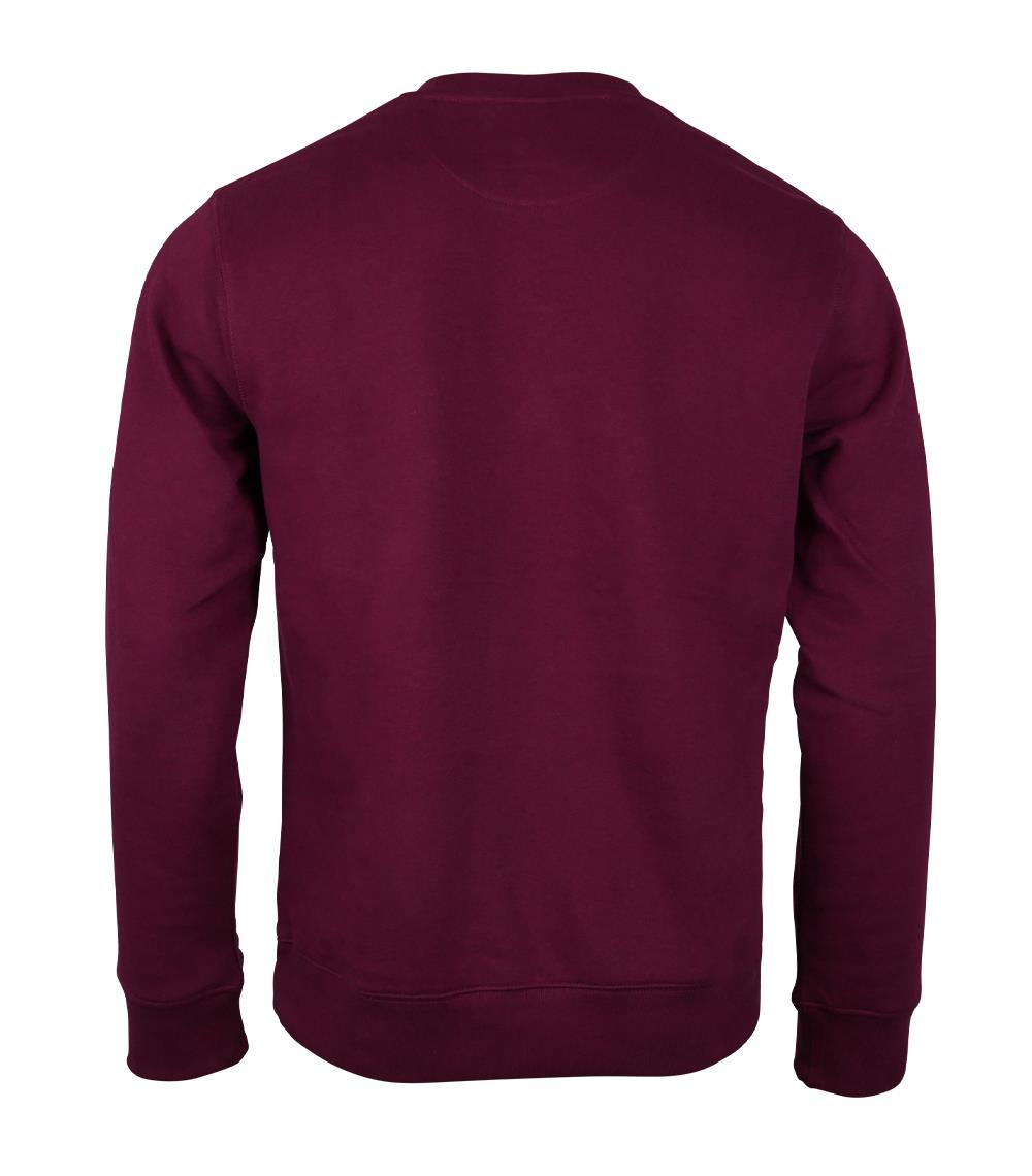 Sweatshirt "Tracks", burgundy, (Herren)