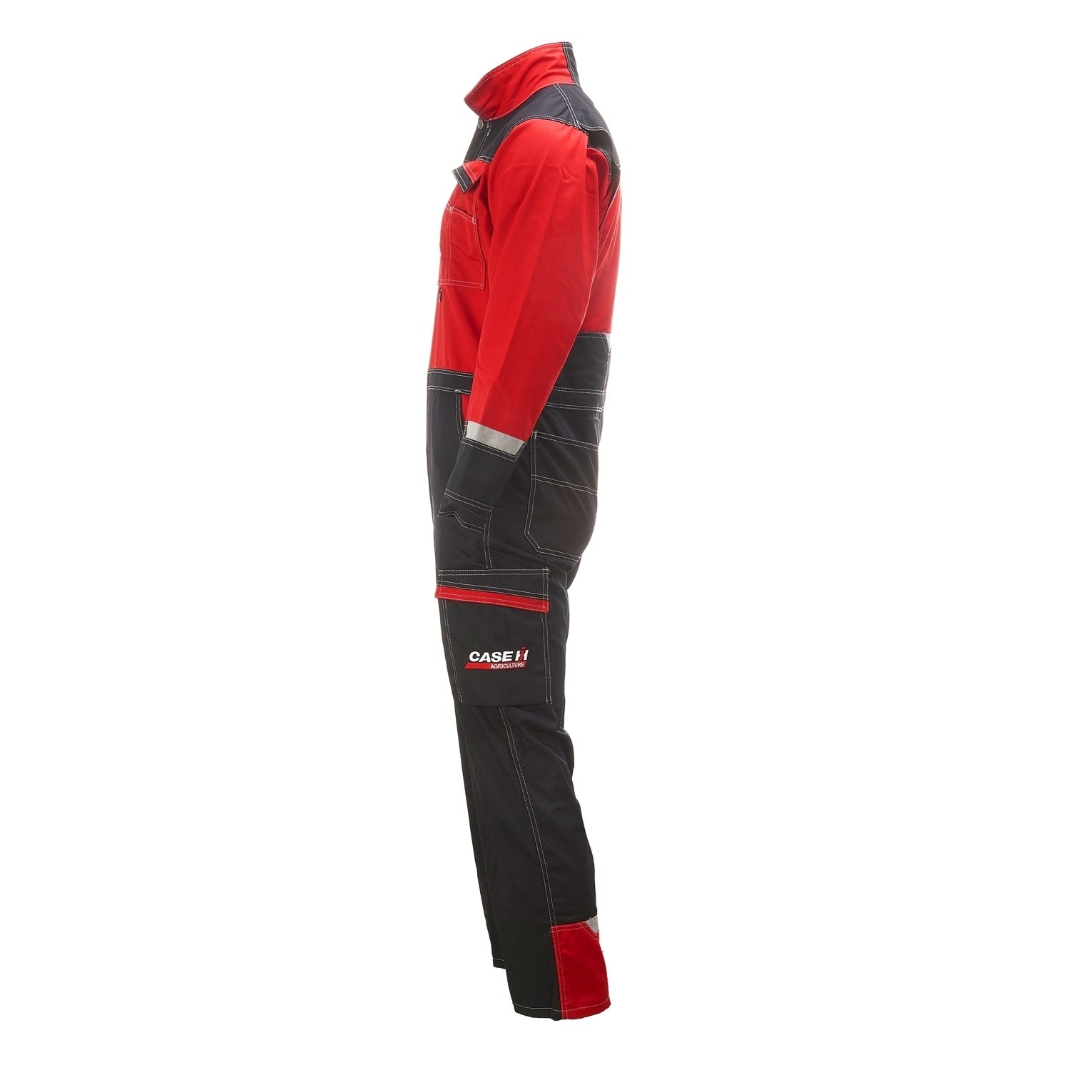 Arbeitsoverall, schwarz/rot, (Herren)