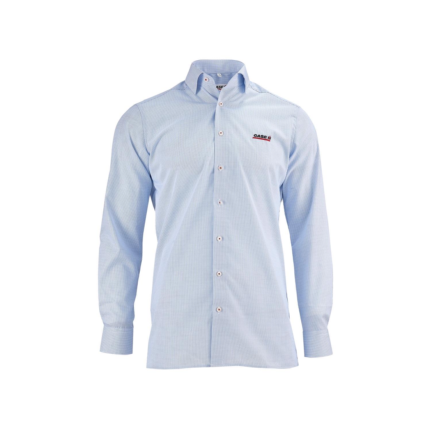 Kariertes Hemd, weiß/blau, (Herren)