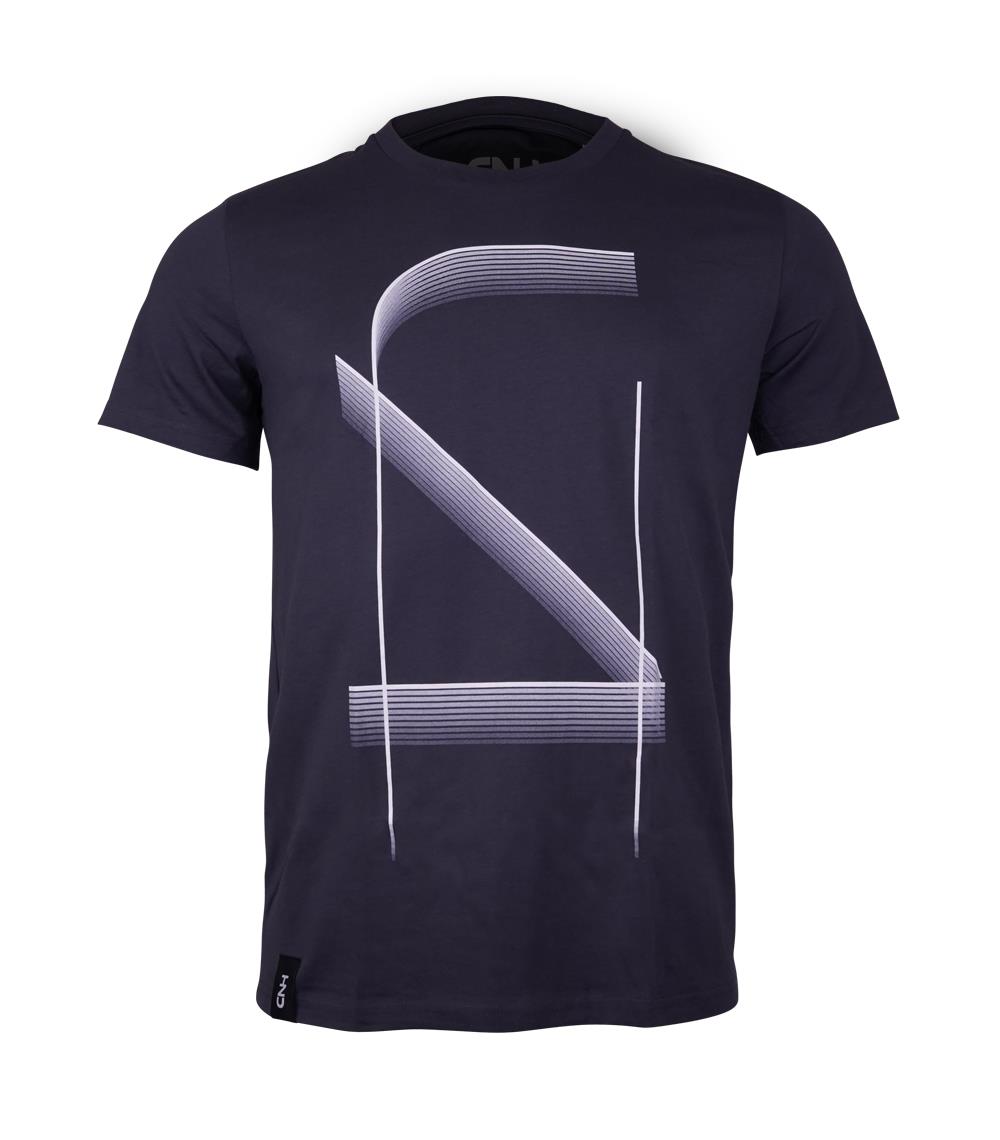T-Shirt "Linear", grau, (Unisex)