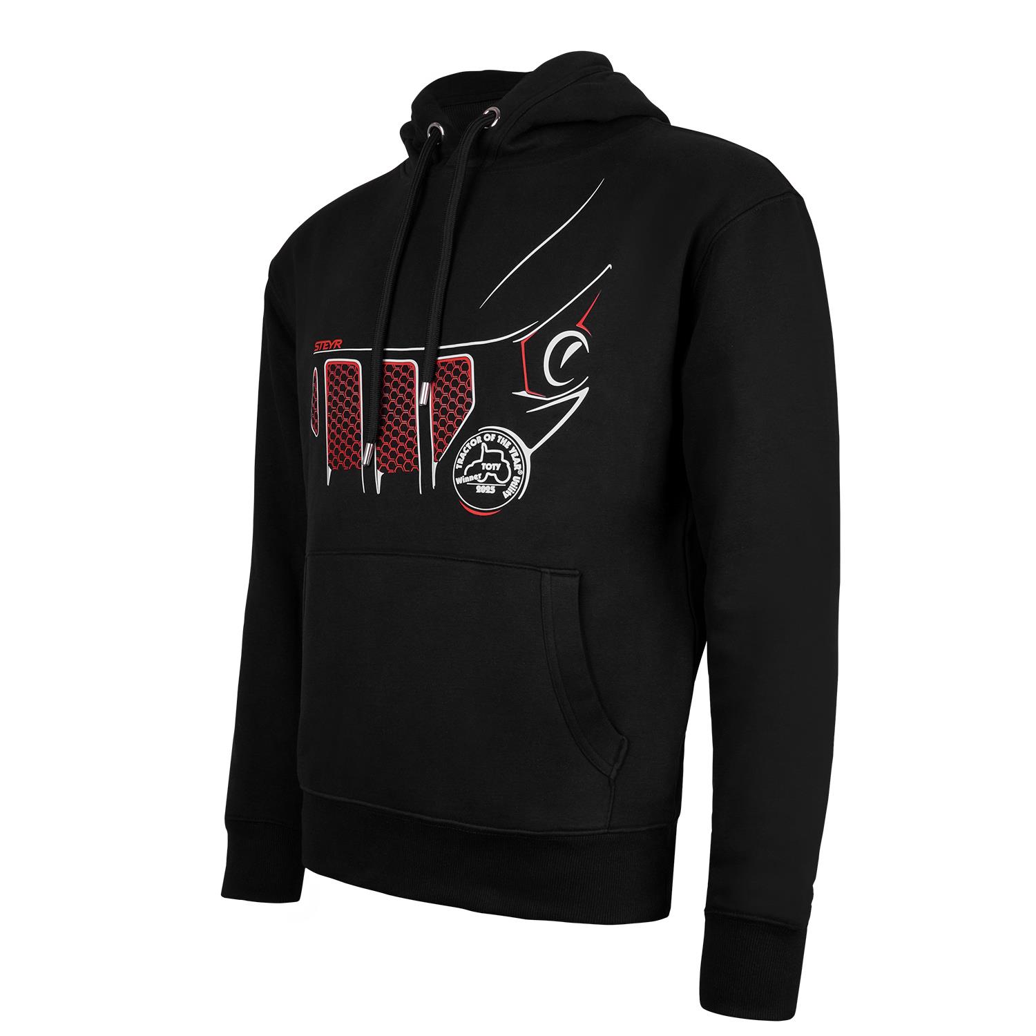 Hoodie, schwarz, (Herren)