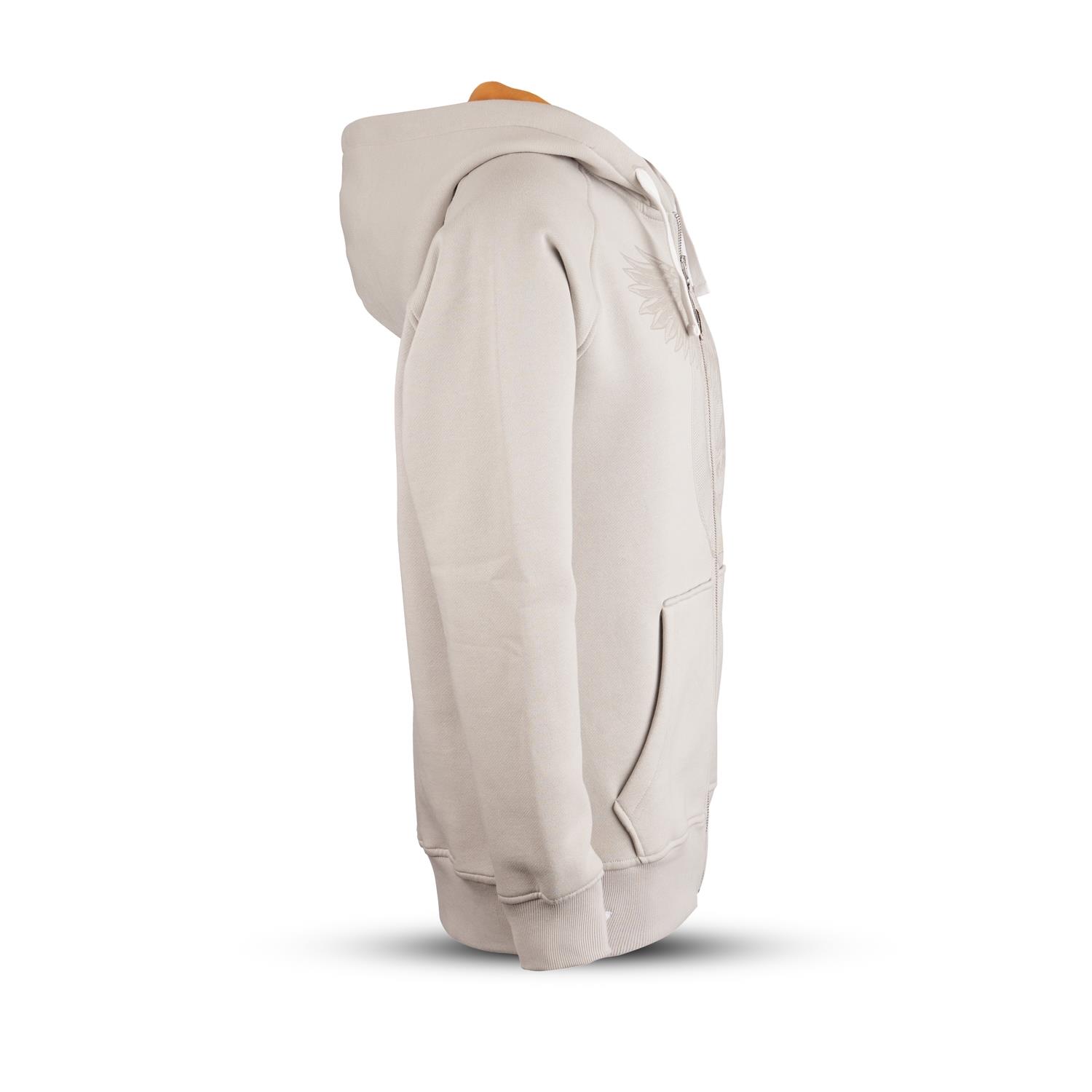 Sweatjacke, grau, (Unisex)