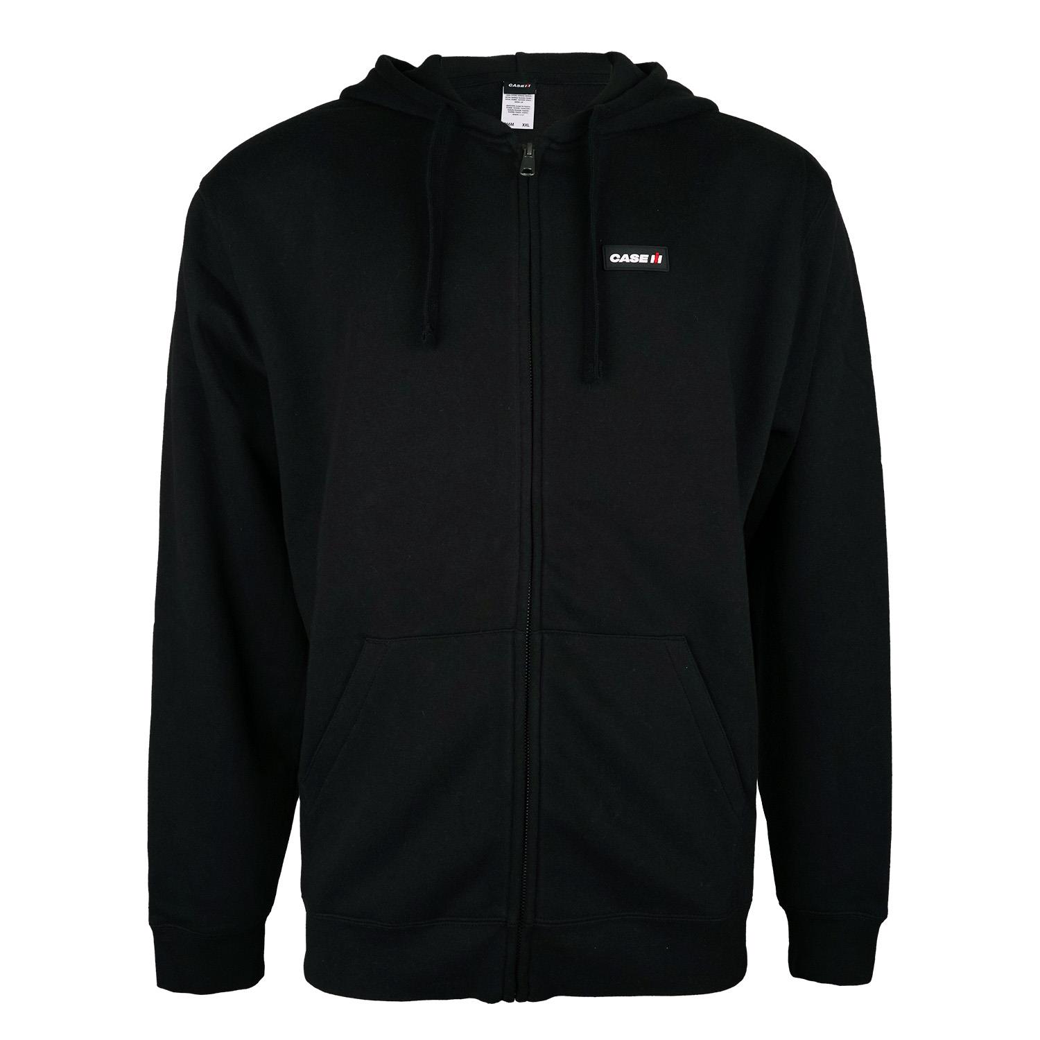 Sweatjacke "Case IH", schwarz, (Unisex)