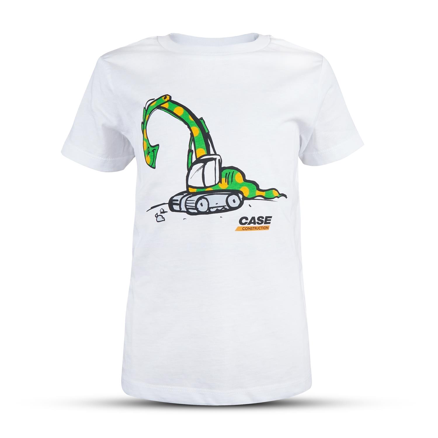 T-Shirt "Dinosaurier", weiß, (Kinder)