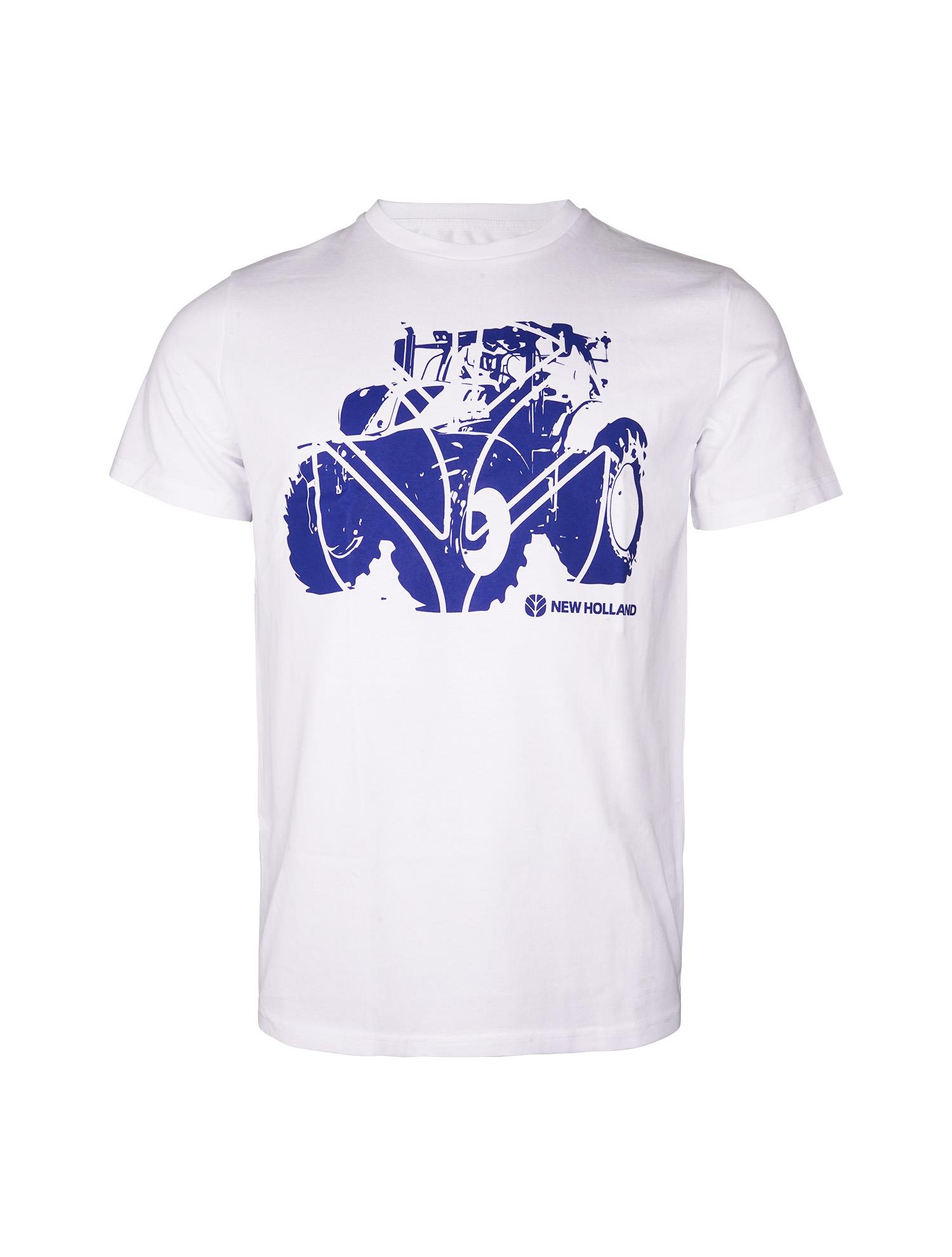 T-Shirt "Traktoren", weiß, (Herren)