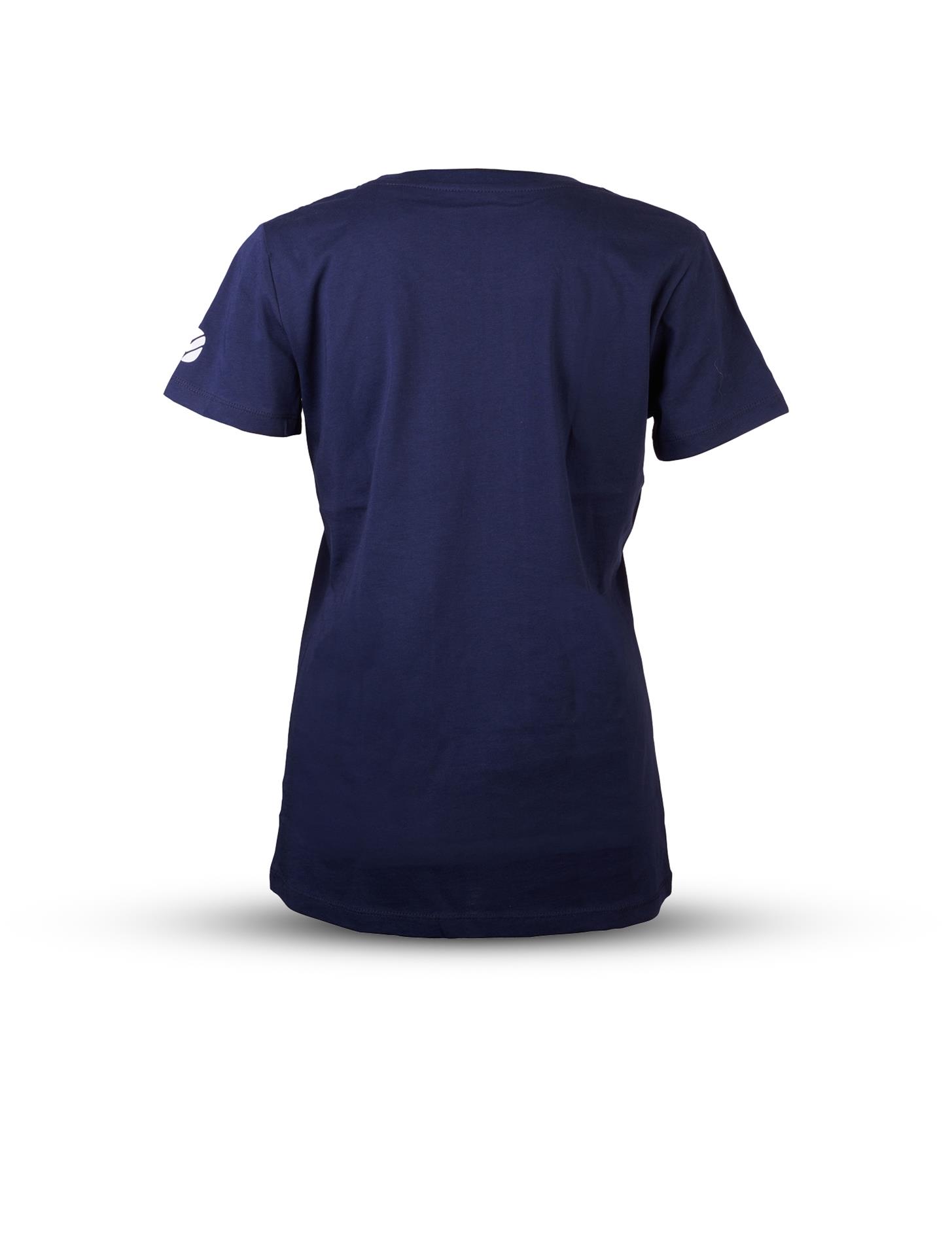 T-Shirt "Basic", blau, (Damen)