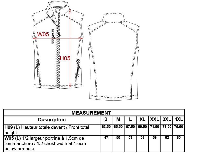 Softshell-Weste, blau, (Damen)