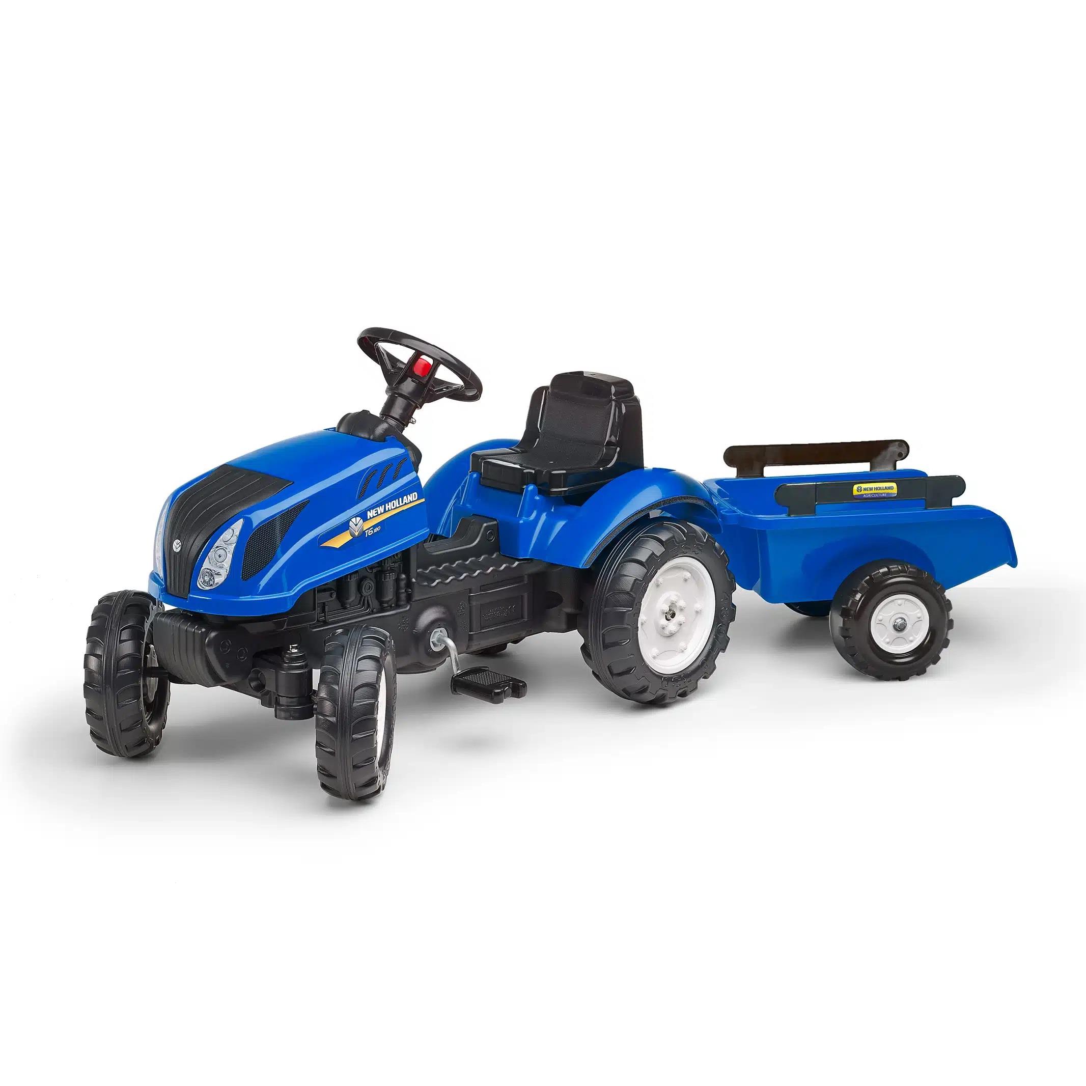 Modell Pedalen Traktor T6 mit Anhänger