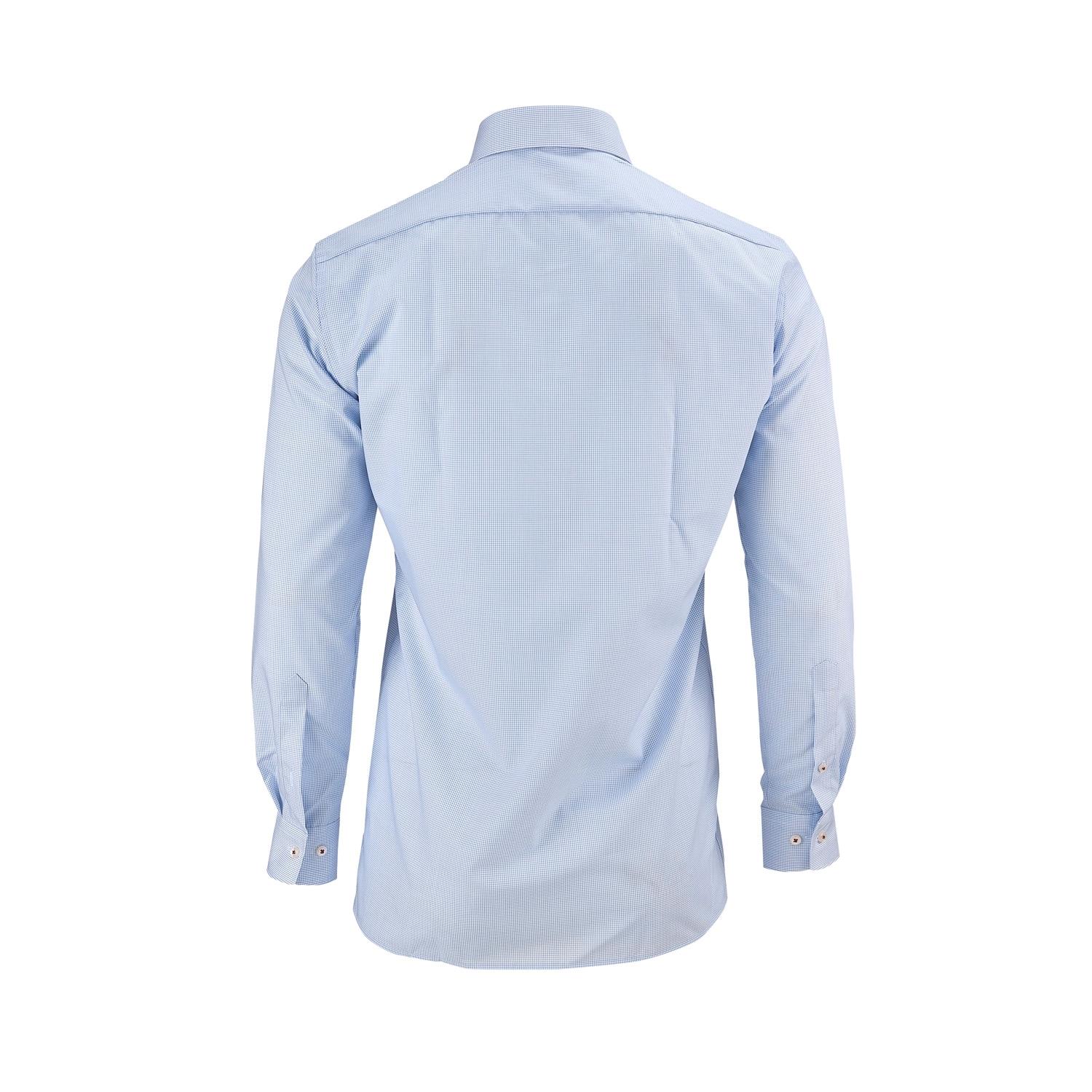 Kariertes Hemd, weiß/blau, (Herren)