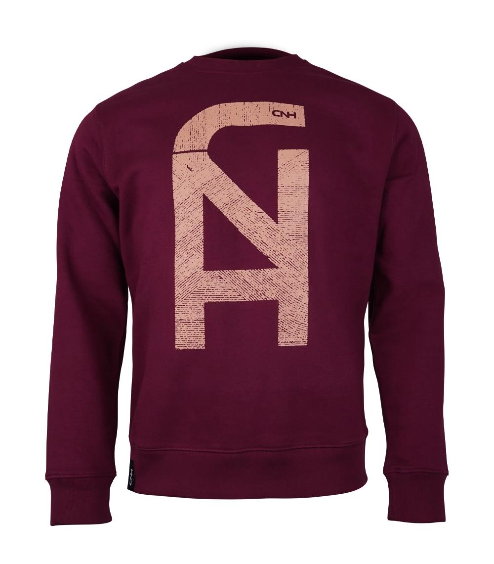 Sweatshirt "Tracks", burgundy, (Herren)