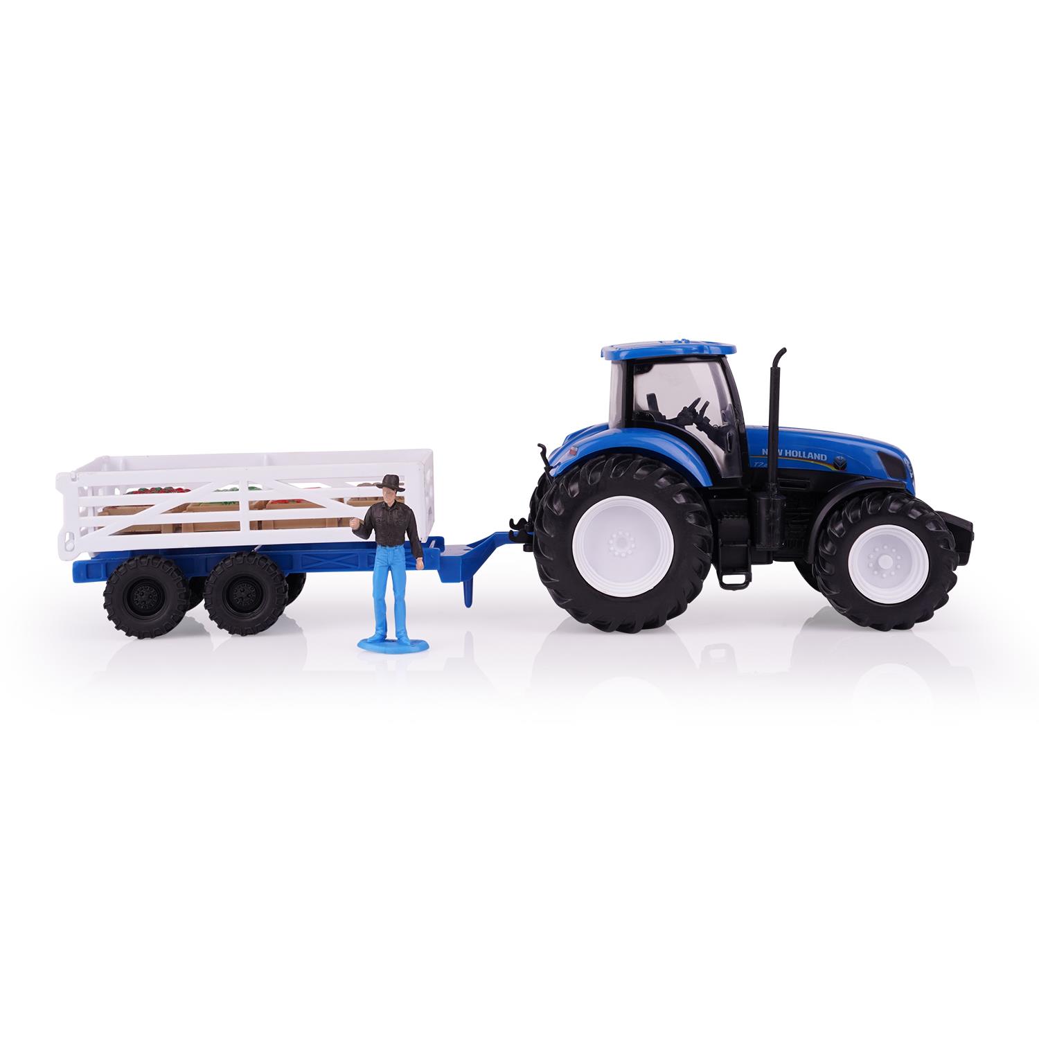 Modell 1:32 Traktor T7 270 mit Anhänger