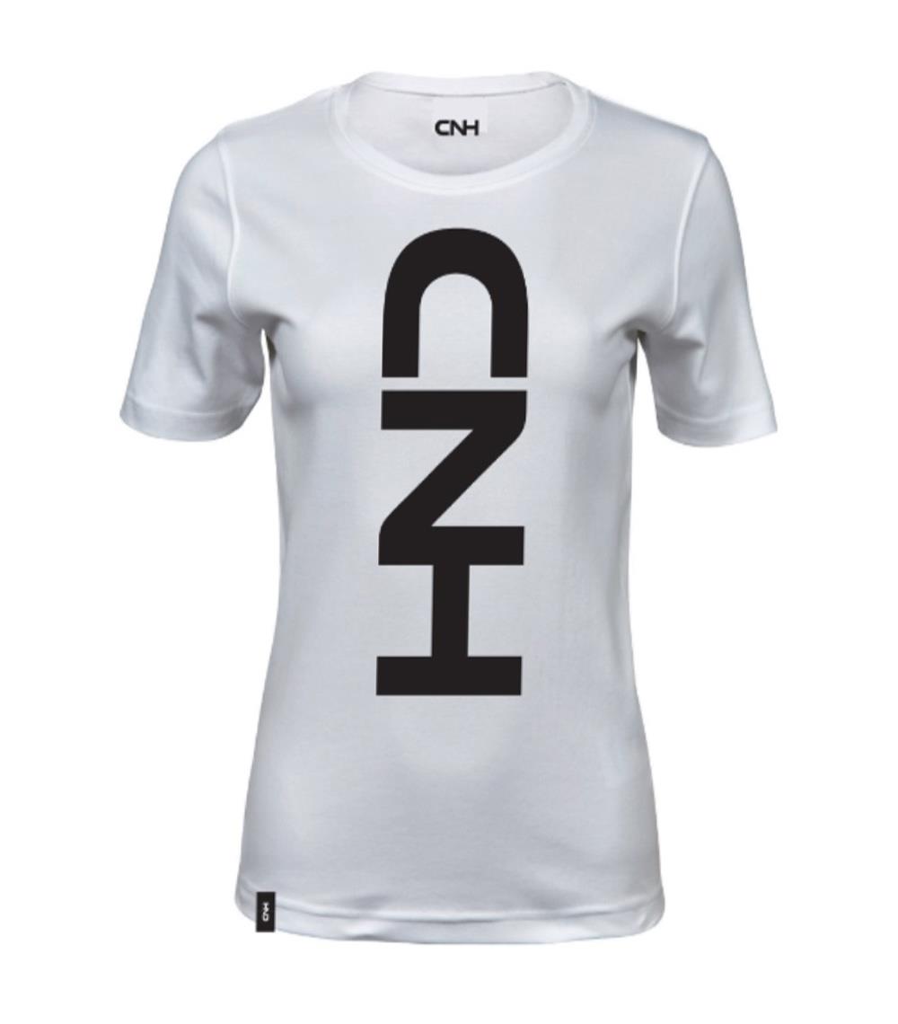 T-Shirt "CNH", weiss, (Damen)