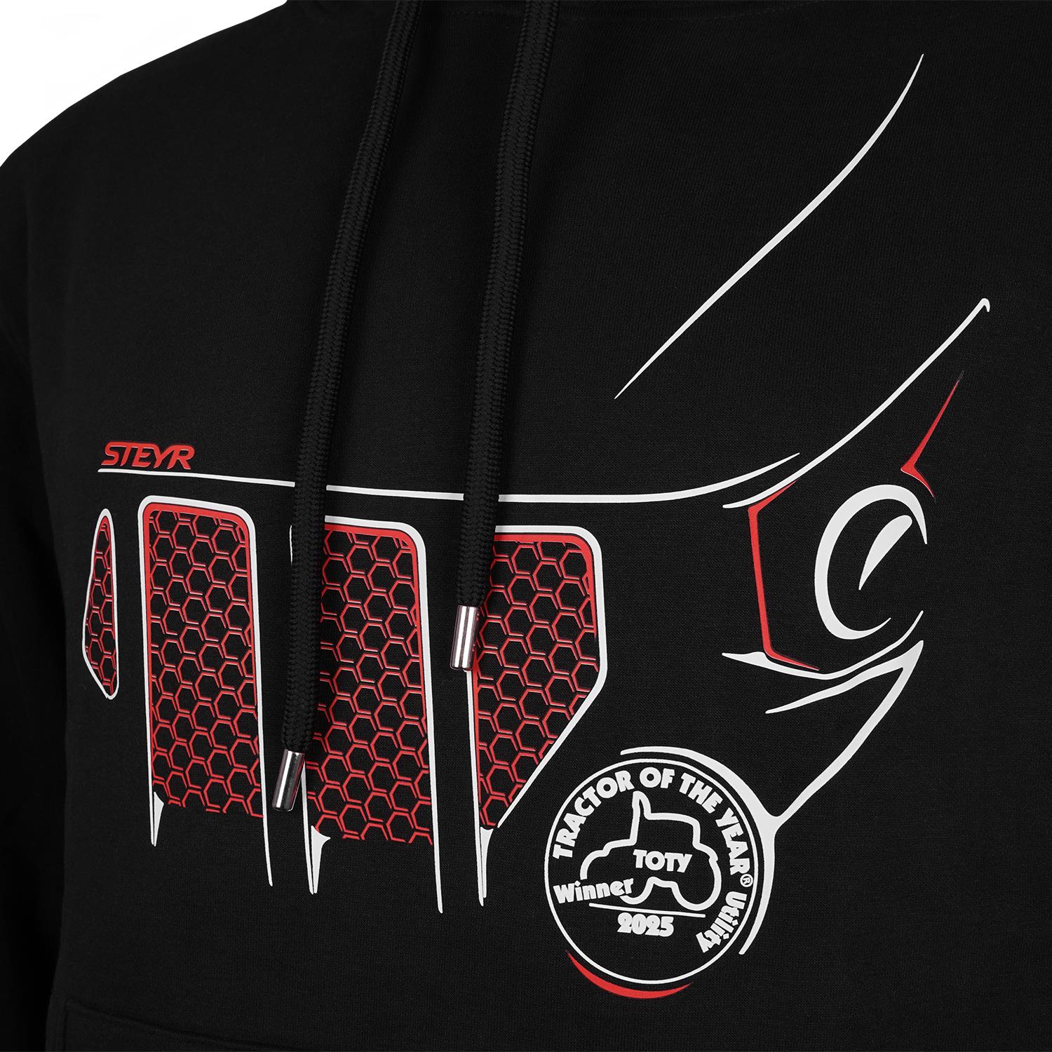 Hoodie, schwarz, (Herren)
