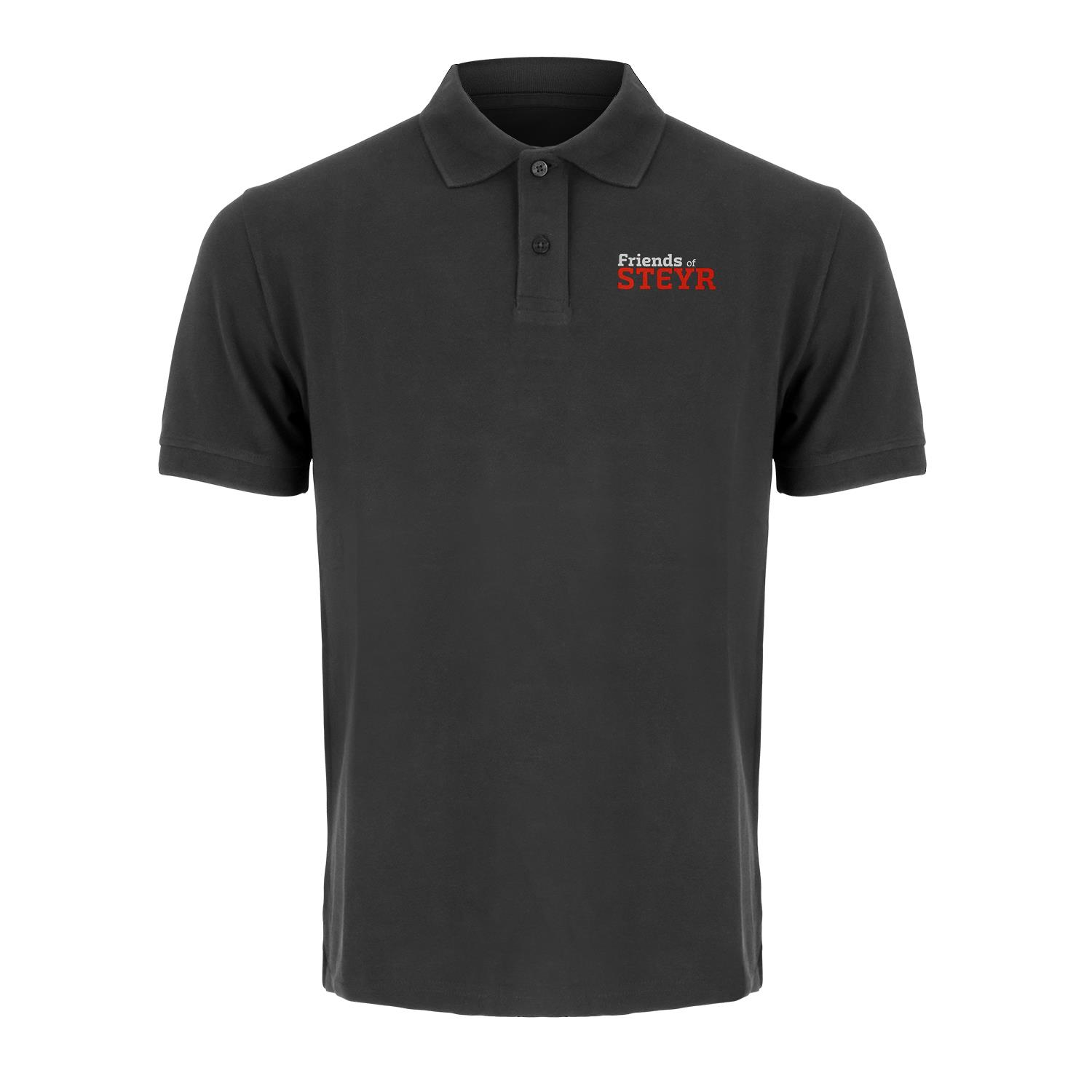 Polo-Shirt "Friends of Steyr", Herren, grau