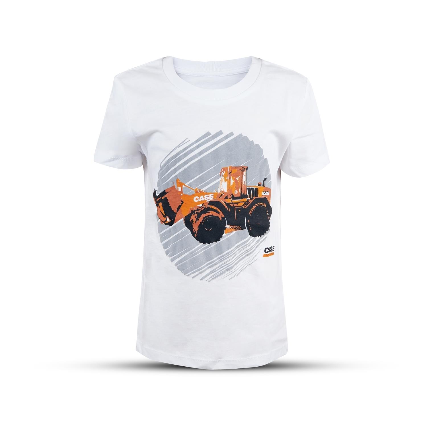 T-Shirt "Radlader", weiß, (Kinder)