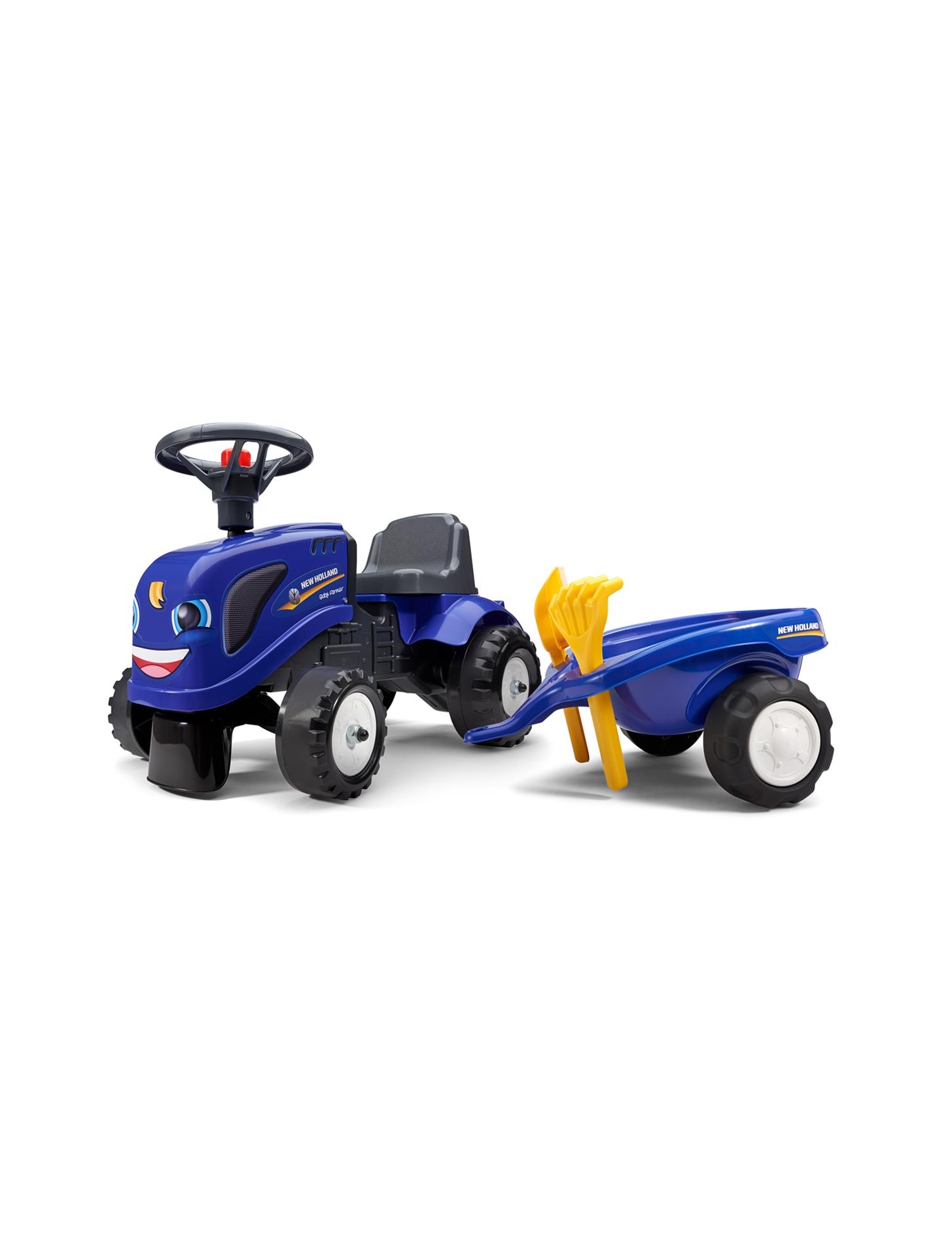 Mini-Aufsitztraktor mit Anhänger und Zubehör