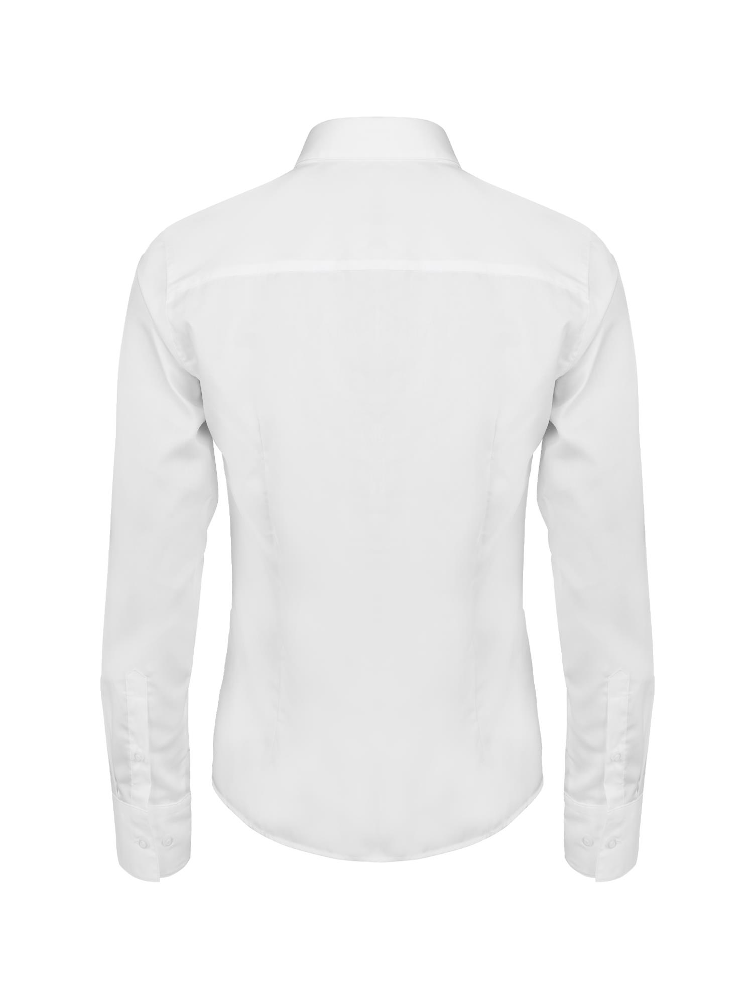 Business-Bluse, weiß, langarm, (Damen)