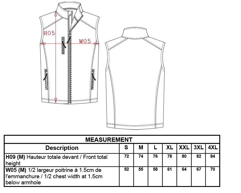 Softshell-Weste Herren