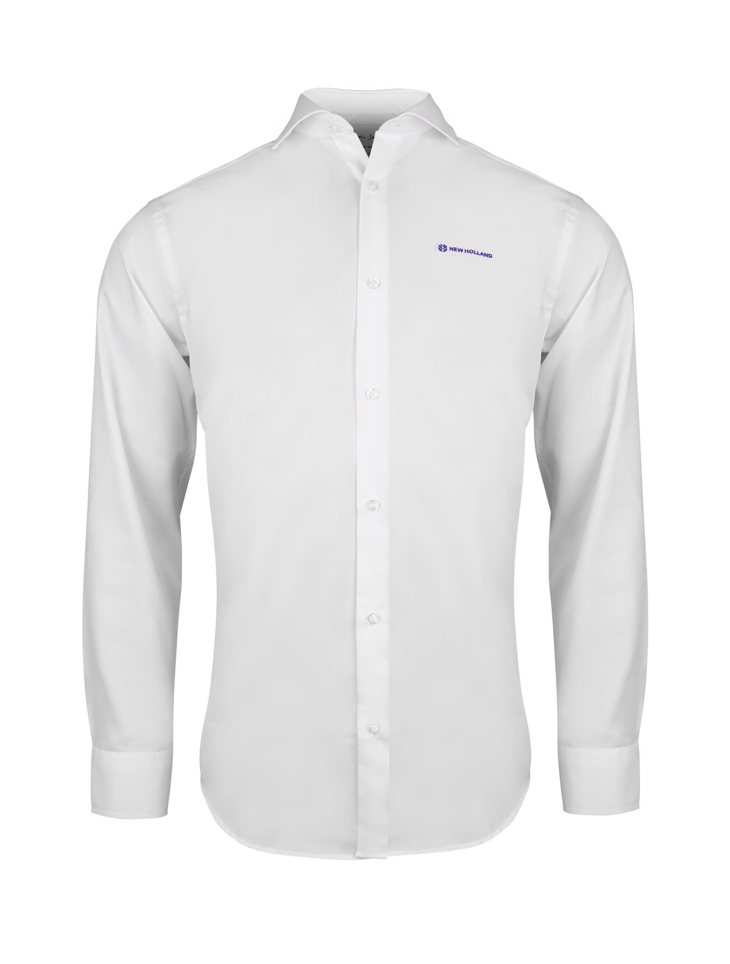 Business-Hemd, weiß, langarm, (Herren)