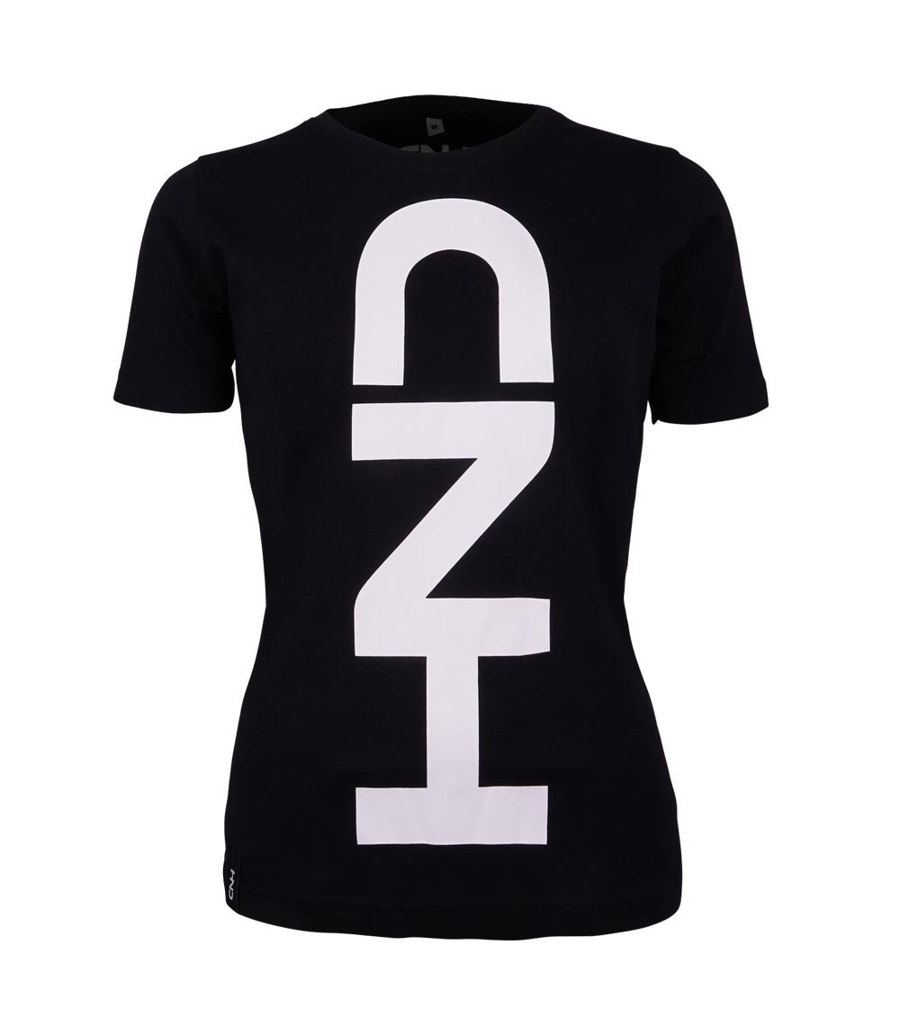 T-Shirt "CNH", schwarz, (Damen)