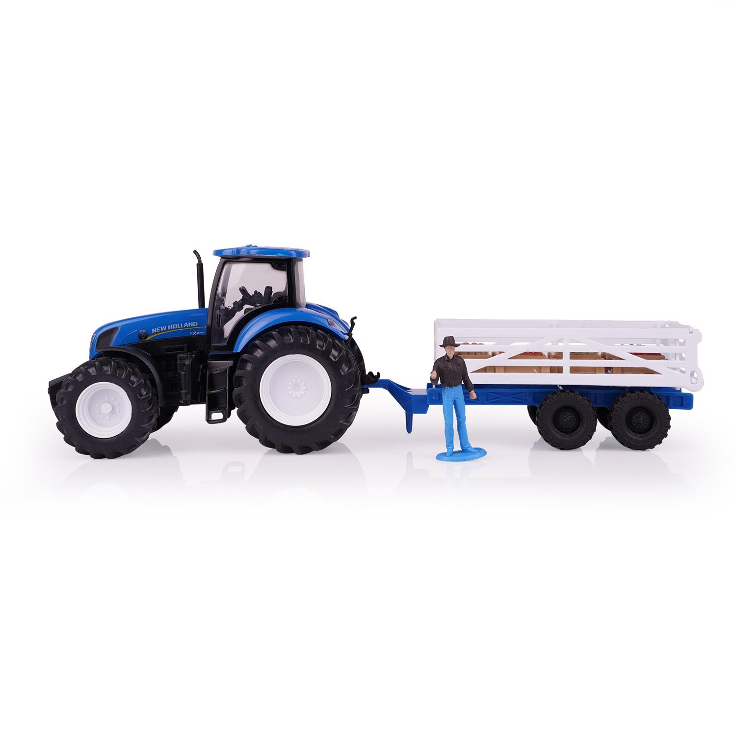 Modell 1:32 Traktor T7 270 mit Anhänger
