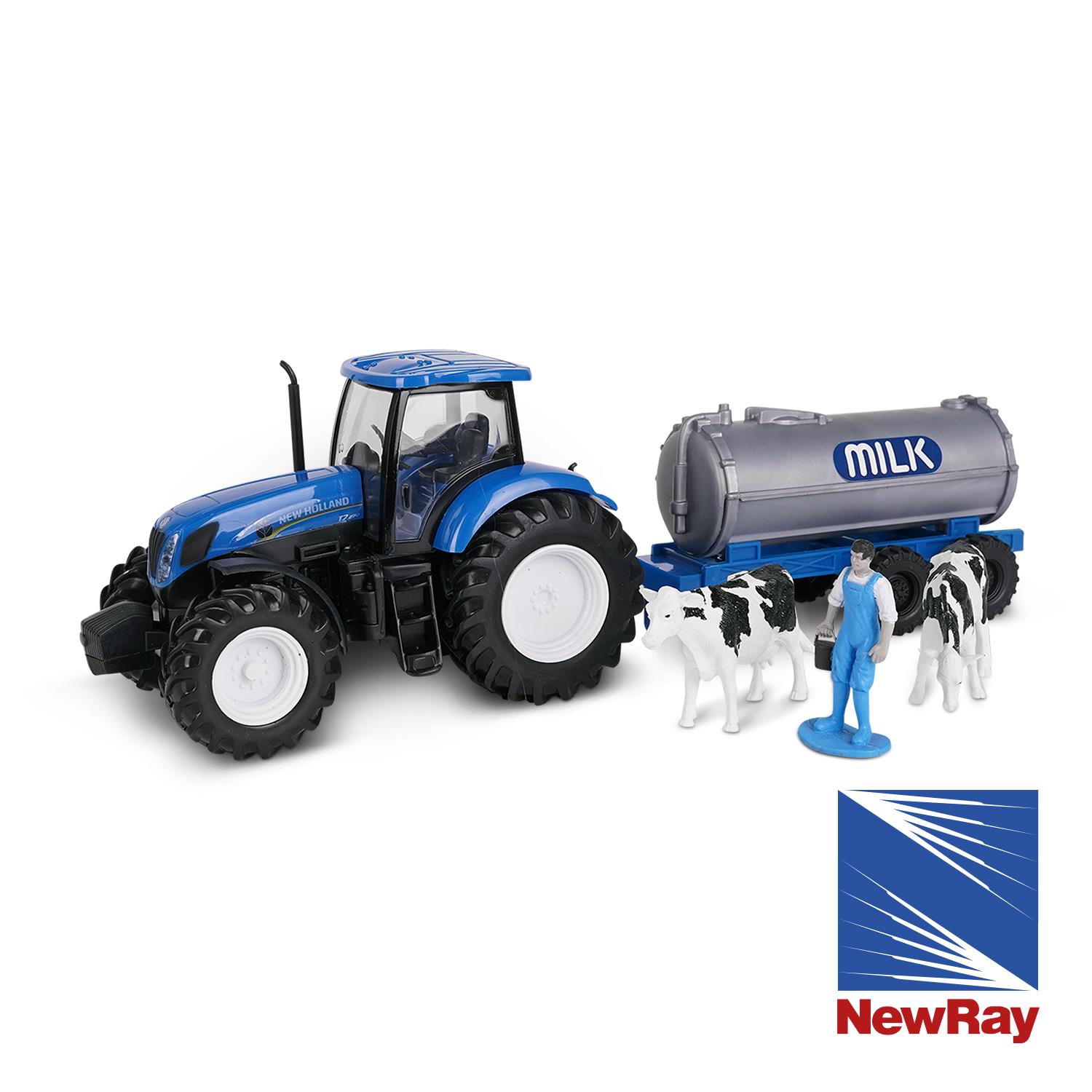 Modell 1:32 Traktor T7 270 mit Milchtransporttank