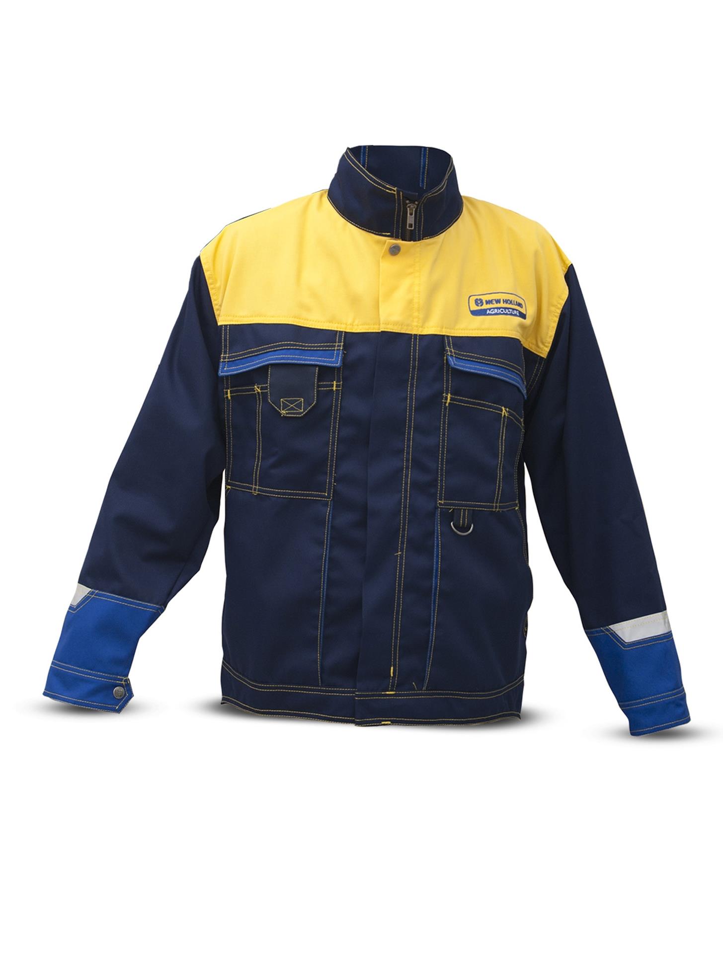 Arbeitsjacke, blau/gelb (Herren)