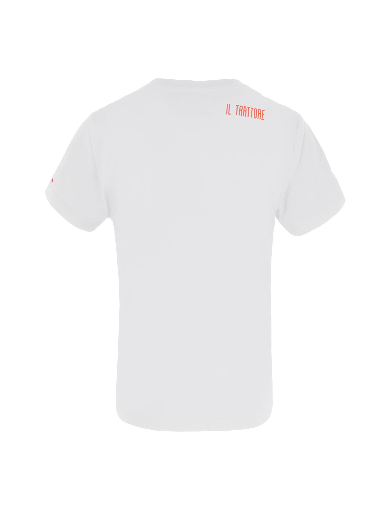 Il Trattore Kinder T-Shirt weiß