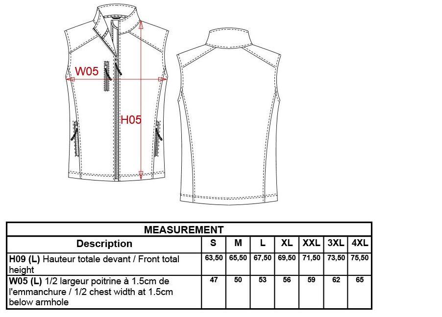 Softshell-Weste, schwarz, (Damen)