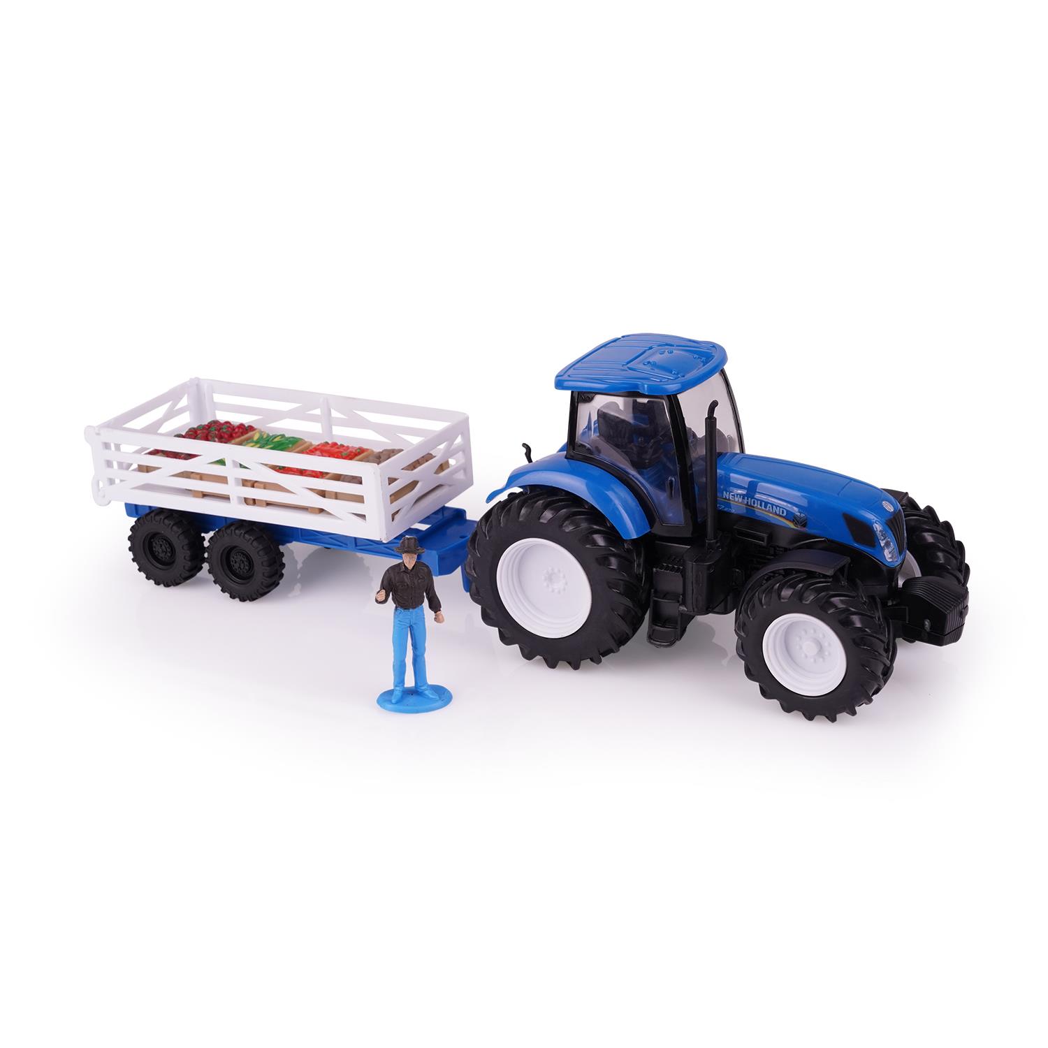 Modell 1:32 Traktor T7 270 mit Anhänger