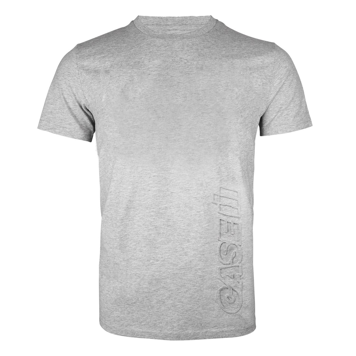 T-Shirt "Case IH", grau, geprägt, (Unisex)
